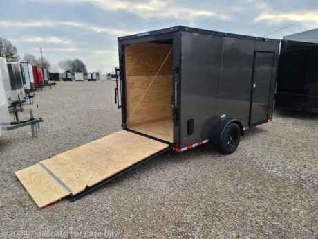 6&#39; wide x 12&#39; long x 6&#39;3&quot; interior height&lt;br&gt;-2990 GVWR&lt;br&gt;-Payload capacity is approximately: 1390&lt;br&gt;-Spring assisted rear ramp door&lt;br&gt;-12&#39; of box plus the v-nose&lt;br&gt;-Aluminum exterior is .024 thickness&lt;br&gt;-Full Screwless Exterior&lt;br&gt;-15&quot; radial tires&lt;br&gt;-Insulated thermo cool ceiling liner inside&lt;br&gt;-3/8&quot; plywood interior walls&lt;br&gt;-LED lighting&lt;br&gt;-32&quot;x68&quot; RV Door&lt;br&gt;&lt;br&gt;* HD FRAMING *&lt;br&gt;- 16&amp;#8221; on all centers: (floor cross members, wall uprights)&lt;br&gt;- Box tube construction framing on everything: (main frame, floor cross members, wall uprights)&lt;br&gt;&lt;br&gt; http://www.trailer-mart.com/--xInventoryDetail?id=12691245