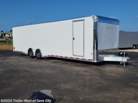 All Aluminum Construction&lt;br&gt;Integrated Frame&lt;br&gt;Flat Front w/ Cast Corners&lt;br&gt;16&quot; O/C Wall, Roof, And Floor Studs (24&#39;-32&#39;)&lt;br&gt;2&quot;x8&quot; Subtube Framing (24&#39;-32&#39;)&lt;br&gt;2 - 6K Dexter Torsion Ride Axles&lt;br&gt;Spread Axle Upgrade&lt;br&gt;Upgrades 16&#39; Aluminum Wheels&lt;br&gt;Side Access Door 32&quot;x78&quot; w/ Pull-Out Step (24&#39;-32&#39;)&lt;br&gt;Rear Canopy w/Loading Lights&lt;br&gt;16&quot; O/C Crossmembers (14&#39;-22&#39;)&lt;br&gt;3/4&quot; Water Resistant Decking&lt;br&gt;3 LED Dome Lights with a Wall Switch&lt;br&gt;White Luan Walls&lt;br&gt;6&quot; Extruded Aluminum Kickplate&lt;br&gt;Roof Vent&lt;br&gt;24&quot; Stoneguard&lt;br&gt;Tapered Rear Ramp Door with Spring Assist&lt;br&gt;5000# Center Jack&lt;br&gt;Exterior LED Lighting&lt;br&gt;48&quot; Beaver Tail&lt;br&gt;(4) Heavy-Duty Recessed D-Rings&lt;br&gt;Safety Chains&lt;br&gt;Upgraded TPO Coin Flooring - Black&lt;br&gt;Limited Lifetime Warranty http://www.trailer-mart.com/--xInventoryDetail?id=13155619
