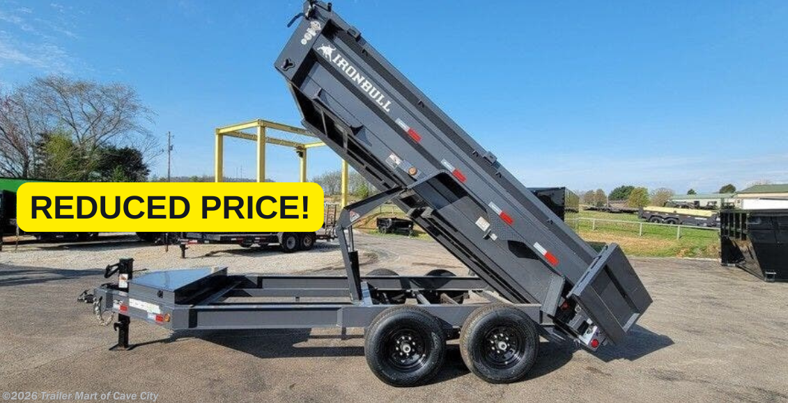New 2024 IronBull DWB8314072 7'x14' Dump Trailer available in Cave City, Kentucky