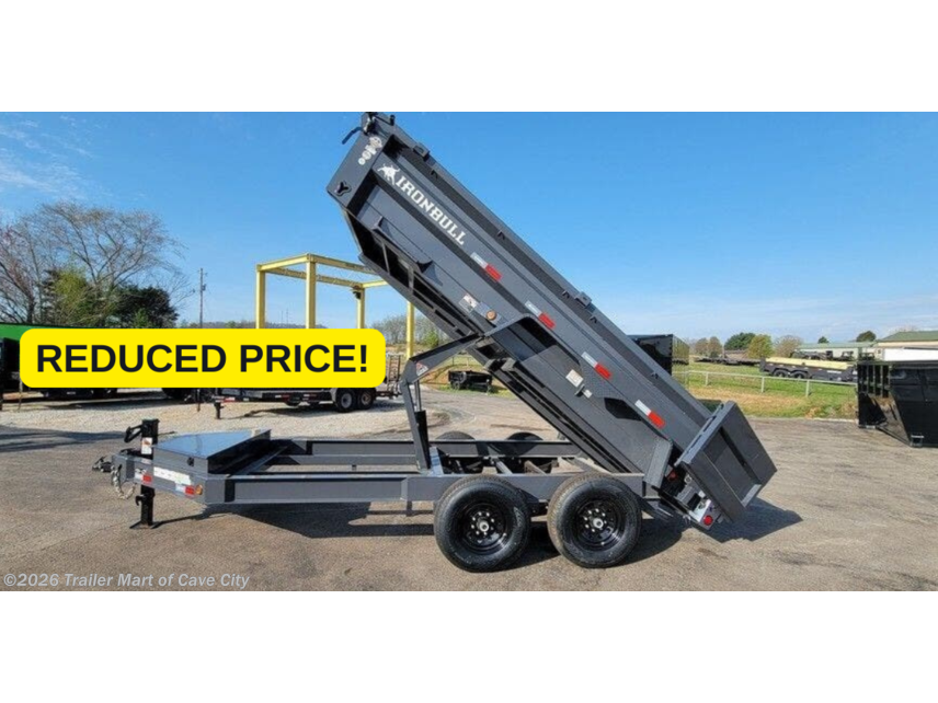 New 2024 IronBull DWB8314072 7'x14' Dump Trailer available in Cave City, Kentucky
