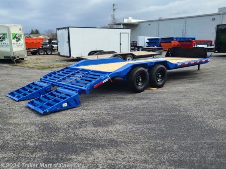 TRAILER SPECS&lt;br&gt;DIMENSIONS - BUMPER PULL&lt;br&gt;LENGTH: 22&#39;&lt;br&gt;DECK WIDTH: 83&quot;&lt;br&gt;DECK HEIGHT: 25&quot;&lt;br&gt;WEIGHT RATINGS&lt;br&gt;GAWR: 7,000 lbs&lt;br&gt;GVWR: 15,260 lbs&lt;br&gt;ESTIMATE DRY WEIGHT: 3,929lbs&lt;br&gt;ESTIMATE PAYLOAD: 11,331lbs&lt;br&gt;FINISH&lt;br&gt;PAINT TYPE: Powdercoat&lt;br&gt;PREP: Steel Grit Blasted&lt;br&gt;COLORS: Military Green, Desert Tan, Flame Orange, Midnight Black, Spectra Yellow, Blue Horizon, Lime Green, Ash Grey, True Red, Pearl White&lt;br&gt;STYLE: 2 Tone Colors Available, Chassis / Dump&lt;br&gt;WARRANTY&lt;br&gt;AXLE WARRANTY: 6 Year Lippert Spring Axle Warranty&lt;br&gt;TRAILER WARRANTY: Three (3) Year Frame/One (1) Year Parts Warranty&lt;br&gt;TONGUE&lt;br&gt;BP&lt;br&gt;TYPE: 8&quot; I-Beam (13 lbs/ft)&lt;br&gt;LENGTH: 60&quot;&lt;br&gt;SPARE: Weld On Spare Tire Mount&lt;br&gt;COUPLER&lt;br&gt;STANDARD COUPLER BP: Adjustable Demco EZ Latch 2-5/16&quot; BP Coupler (21,000 lbs)&lt;br&gt;FRONT JACK BP: 1 Side Wind Drop Jack Leg (12,000 lbs)&lt;br&gt;TOOLBOX&lt;br&gt;TOOLBOX BP: Mega Lockable Toolbox Bp&lt;br&gt;SAFETY SYSTEM&lt;br&gt;BREAKAWAY SYSTEM: 2382 Brightway Group Electric Breakaway Kit&lt;br&gt;SAFETY CHAINS: 3/8&quot; Grade 70 Safety Chain w/Clevis Hook (2 each)&lt;br&gt;CHASSIS&lt;br&gt;FRAME&lt;br&gt;MAIN FRAME: 8&quot; I-Beam (13 lbs/ft)&lt;br&gt;DECK&lt;br&gt;BED&lt;br&gt;DECK: 2&#39; Dovetail&lt;br&gt;DECK WIDTH: 83&quot;&lt;br&gt;WIDTH BETWEEN FENDERS: 83&quot;&lt;br&gt;DECK HEIGHT: 25&quot;&lt;br&gt;FLOORING: Pine Lumber Floor&lt;br&gt;CROSSMEMBERS: 3&quot; Channel (3.50 lbs/ft) 16&quot; Spacing&lt;br&gt;D-RINGS: 2 - D-Rings In Between Fenders&lt;br&gt;SIDES&lt;br&gt;STAKE POCKETS: 1,5/8&quot; x 3,5/8&quot; (ID) Stake Pockets (Spaced At 24&quot;)&lt;br&gt;FENDERS: 14ga. Diamond Plate Drive-Over Steel Fenders&lt;br&gt;RUNNING GEAR&lt;br&gt;TIRES&lt;br&gt;TYPE: Radial Tires&lt;br&gt;SIZE: ST235/80R16&lt;br&gt;PLY: 14&lt;br&gt;RATING: 3,520 lbs&lt;br&gt;RIMS: 16&quot; Black Mod Wheels&lt;br&gt;SUSPENSION&lt;br&gt;AXLE TYPE: 2 - 7k Lippert Electric Brake EZ Lube Spring Axles&lt;br&gt;BOLT PATTERN: 8 On 6.5&quot;&lt;br&gt;AXLE COUNT: 2&lt;br&gt;SUSPENSION TYPE: Spring&lt;br&gt;AXLE WARRANTY: 6 Year Lippert Spring Axle Warranty&lt;br&gt;ELECTRICAL AND LIGHTING&lt;br&gt;BATTERY AND CHARGING&lt;br&gt;WIRING HARNESS: All-Weather Wiring Harness (7-Way RV)&lt;br&gt;FRAME WIRING: Double Insulated Wiring Harness&lt;br&gt;LIGHTING&lt;br&gt;LIGHTS: DOT Approved Tecniq LED Lights&lt;br&gt;SAFETY&lt;br&gt;REFLECTIVE TAPE: 3M Dot Compliant Reflective Tape http://www.trailer-mart.com/--xInventoryDetail?id=15171521