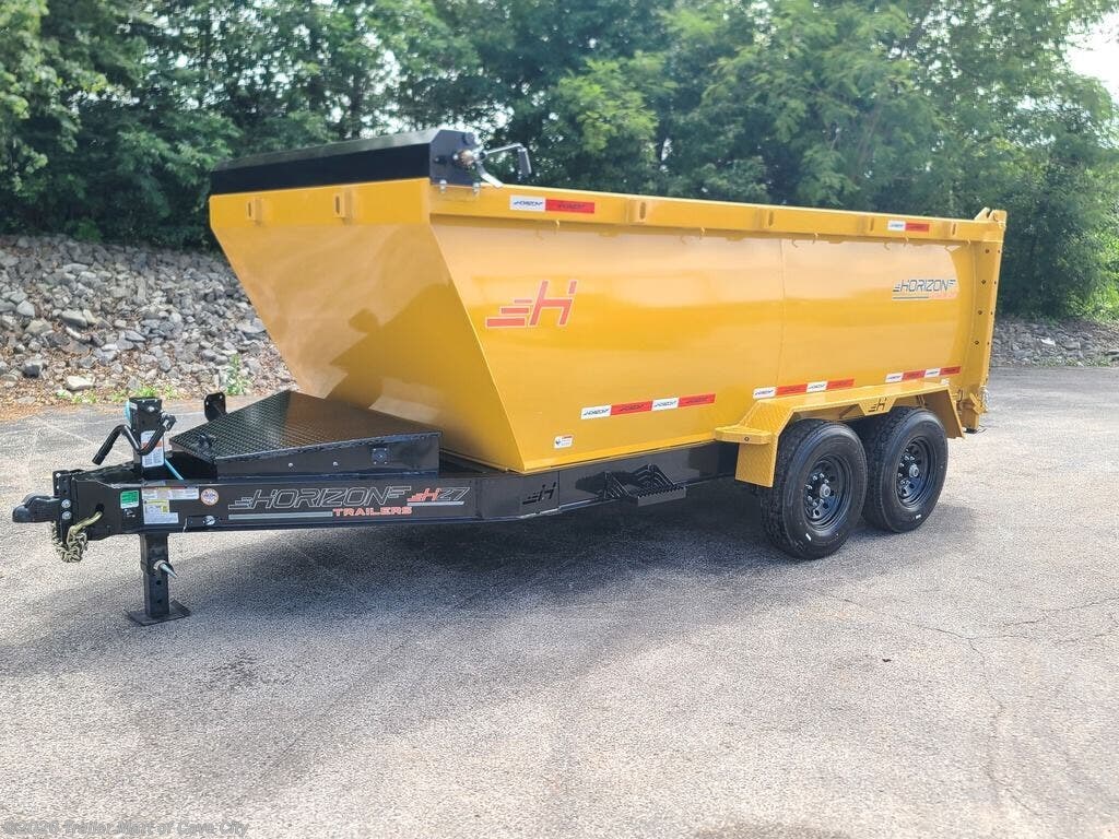 2024 Horizon Trailers HZ7 7'x14' 7k Dump Trailer