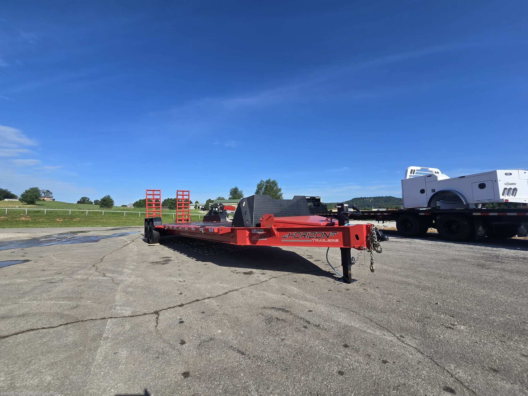 2024 Horizon Trailers HEH 26'- 10K Super Singles Equipment Trailer - Used Equipment Trailer for sale by Trailer Mart of Cave City in Cave City, Kentucky