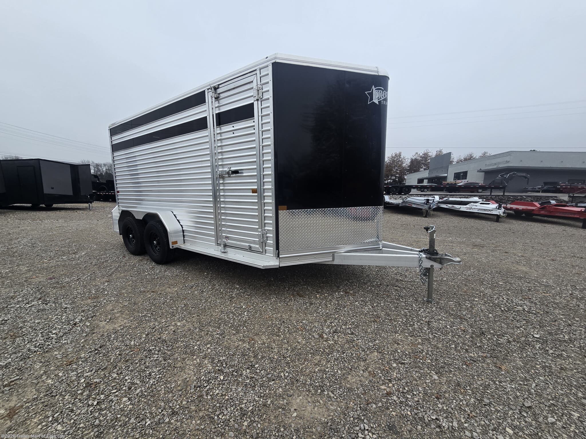 2025 Frontier 16'7" Livestock Bumper Pull Trailer