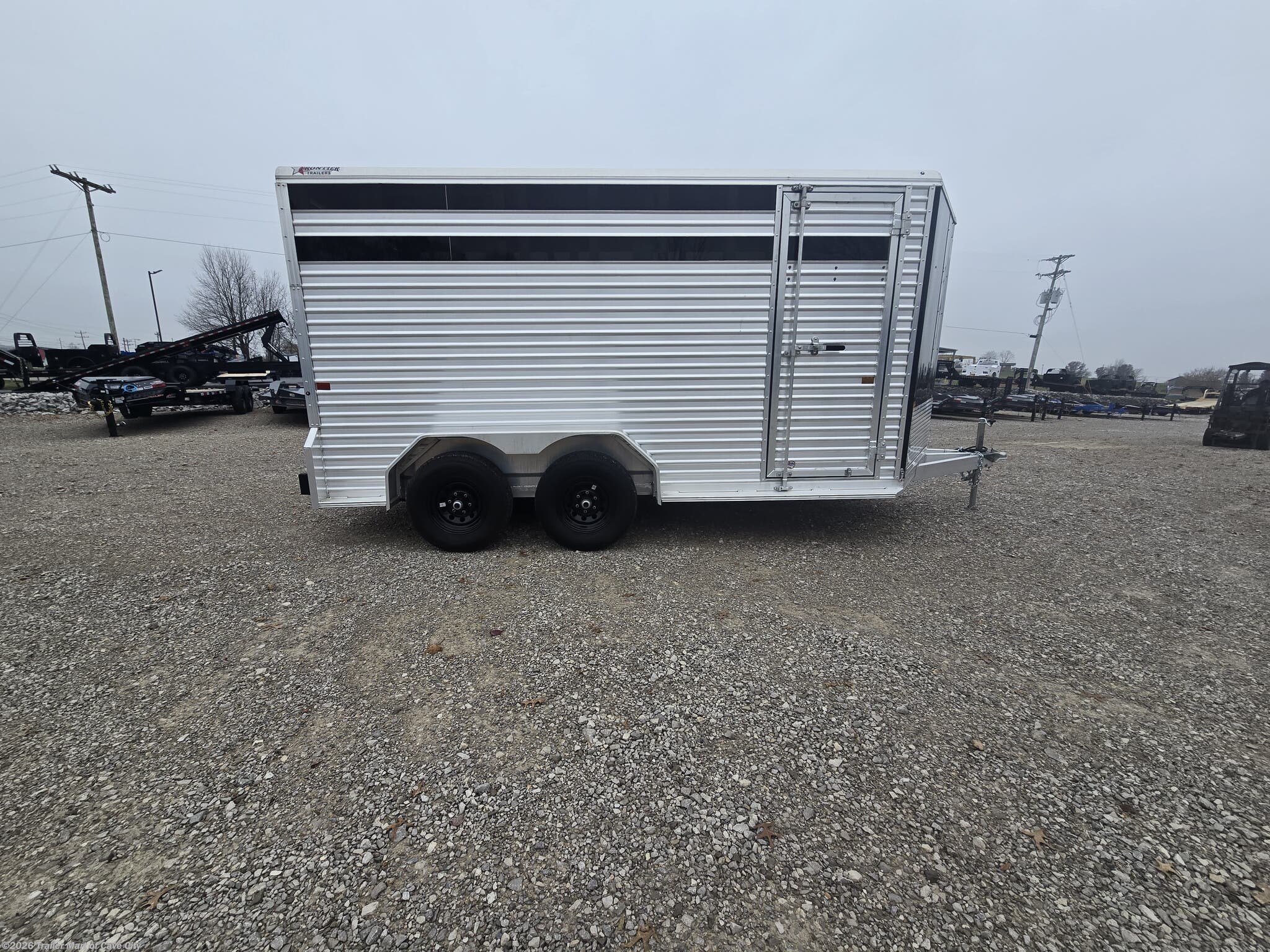 New 2025 Frontier 16'7" Livestock Bumper Pull Trailer available in Cave City, Kentucky
