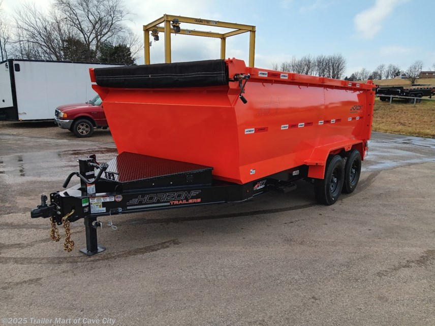 New 2025 Horizon Trailers HZ7 7&apos;x14&apos; 7k Dump Trailer available in Cave City, Kentucky