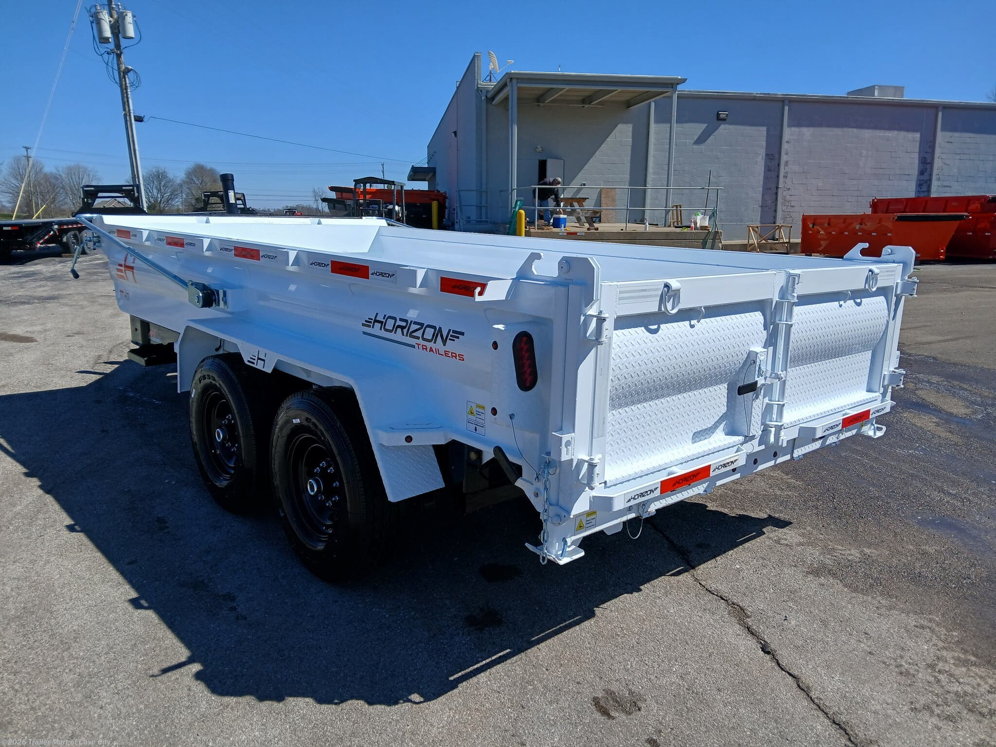 New 2025 Horizon Trailers HZ7 7'x14' 7k Dump Trailer available in Cave City, Kentucky