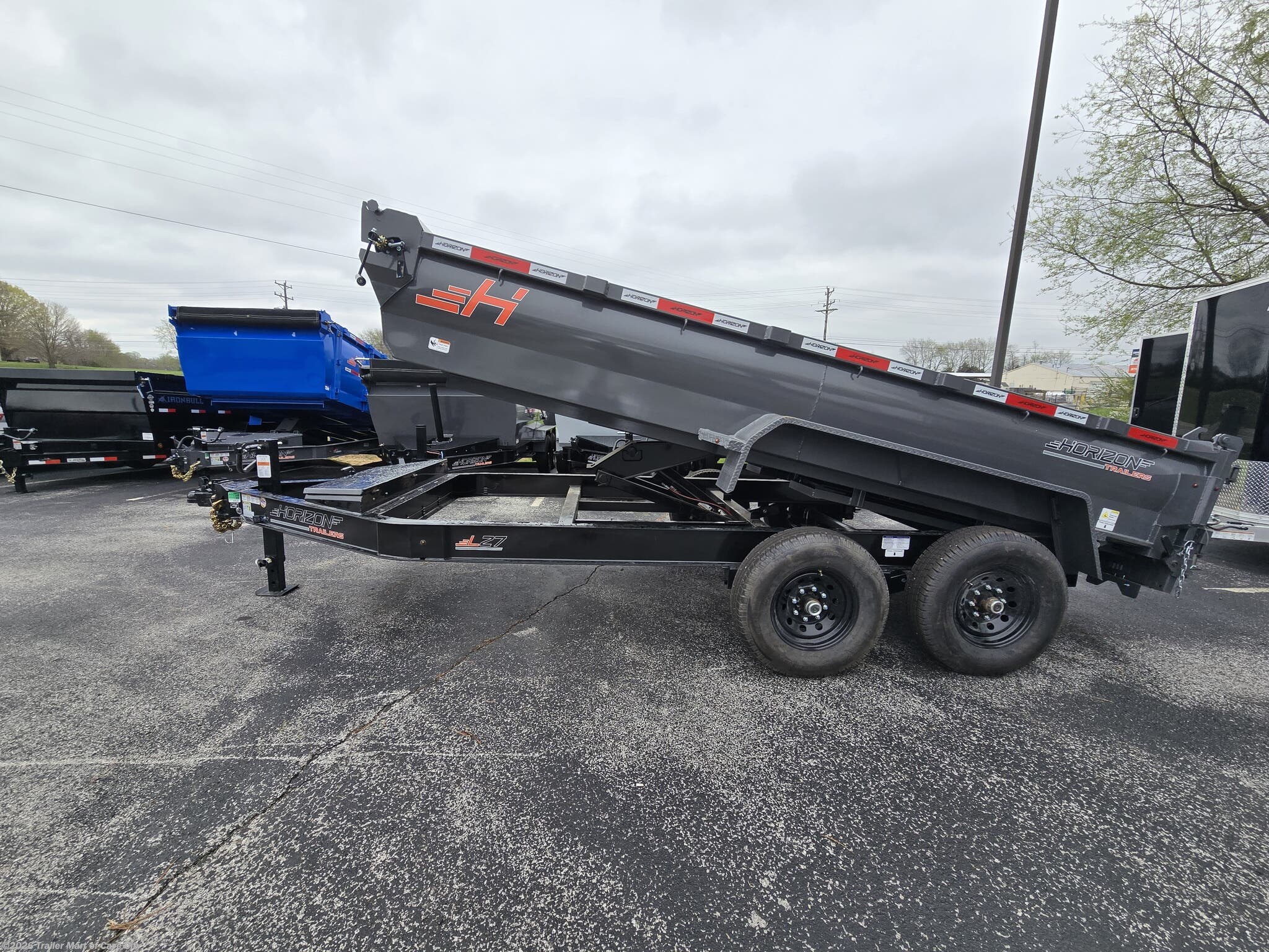 2025 LZ7 7'x14' 7k Dump Trailer by Horizon Trailers from Trailer Mart of Cave City in Cave City, Kentucky