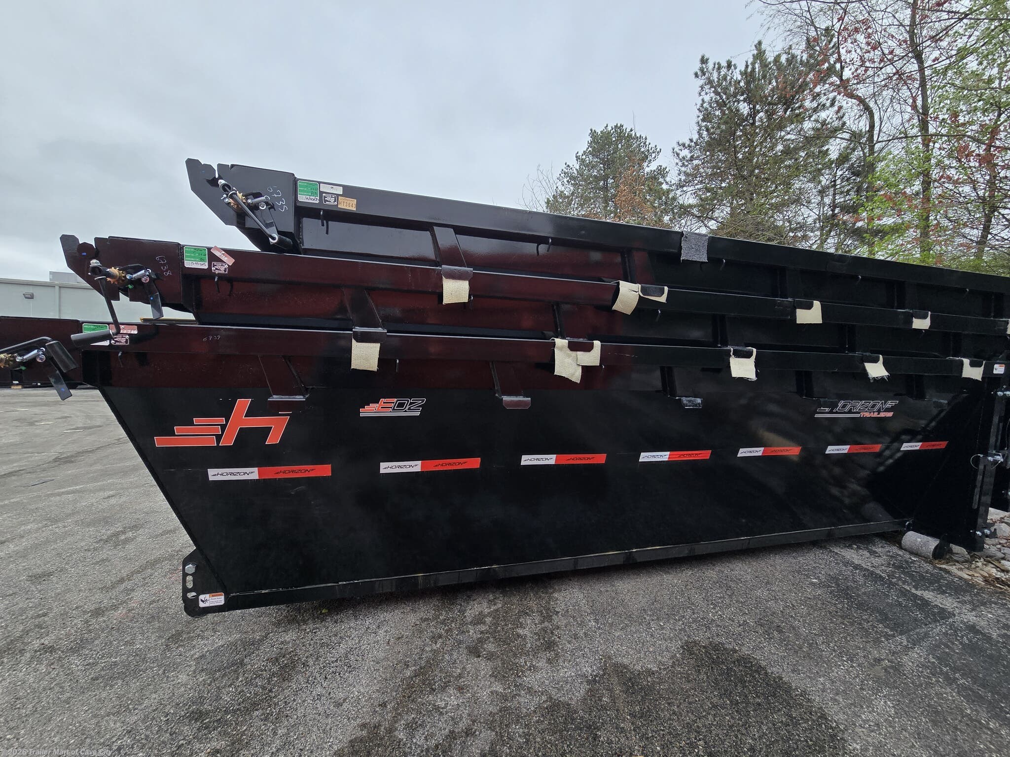 2025 Horizon Trailers EDZ 16'x60"x4' Roll-Off Dumpster - New Roll-Off Trailer for sale by Trailer Mart of Cave City in Cave City, Kentucky