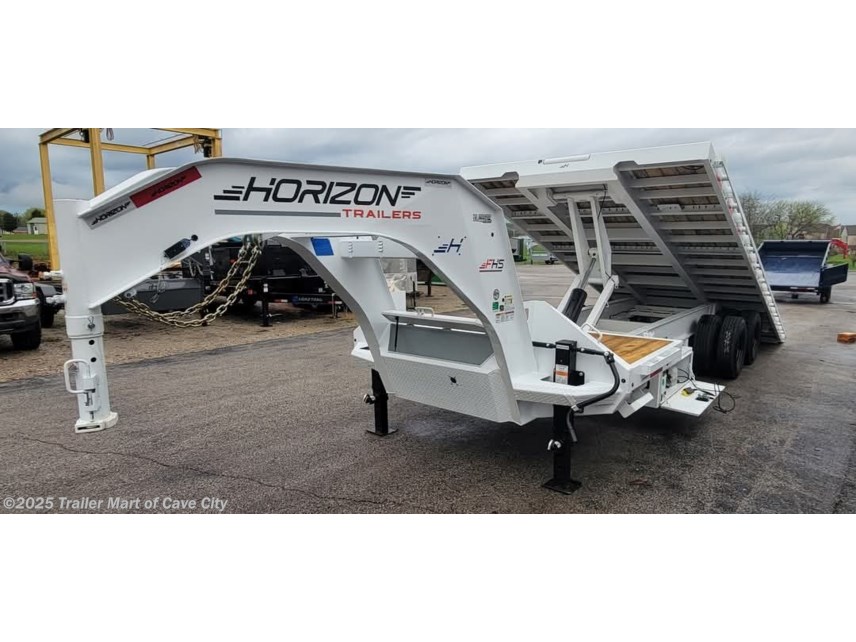 New 2025 Horizon Trailers FHSGN 28&apos; (24&apos;+4&apos;) Split Tilt Deckover Trailer available in Cave City, Kentucky