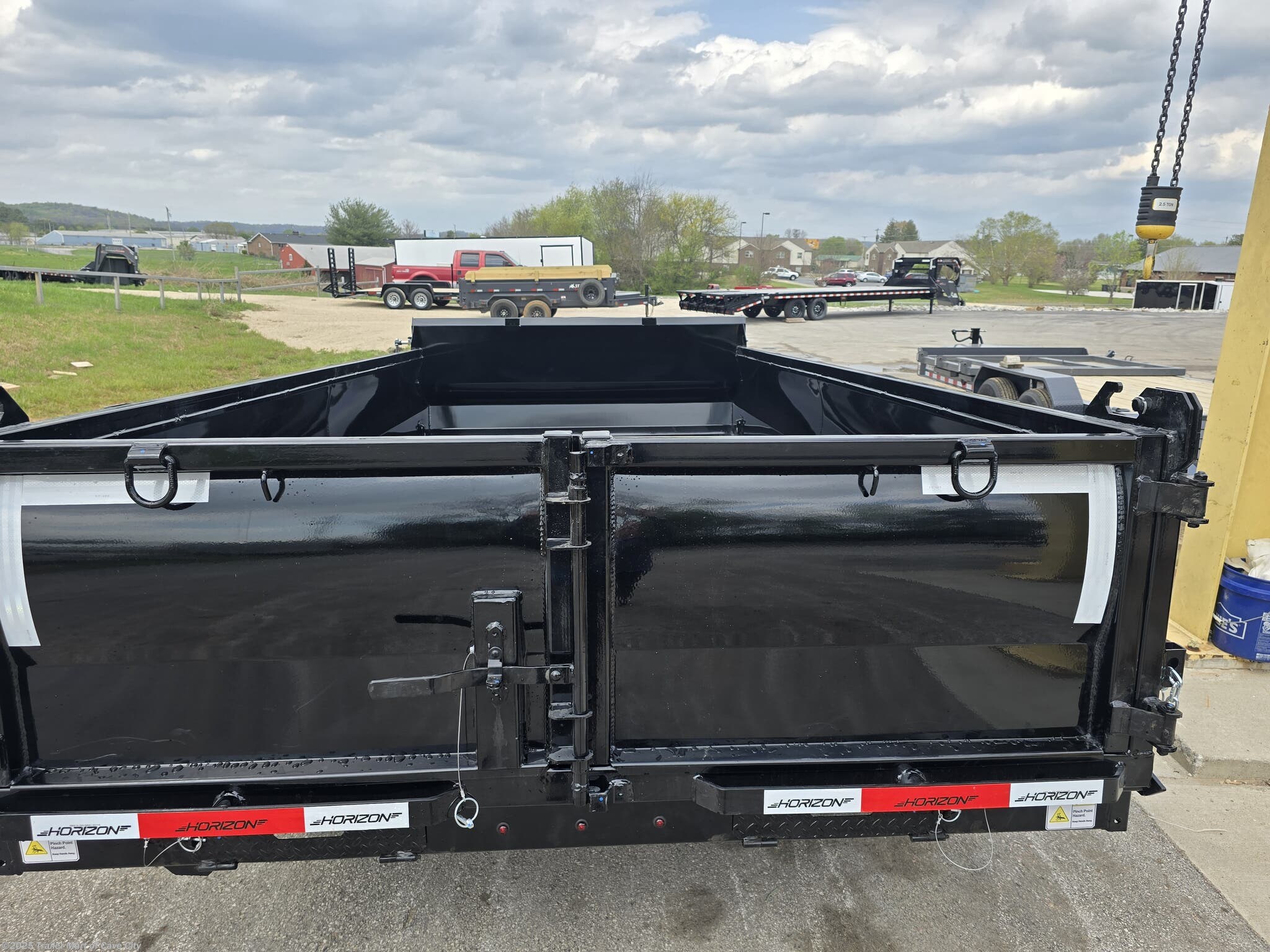 2025 LZ7 7&apos;x14&apos; 7k Dump Trailer by Horizon Trailers from Trailer Mart of Cave City in Cave City, Kentucky