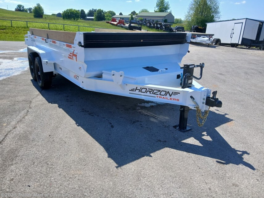 New 2025 Horizon Trailers EZ7 7&apos;x14&apos; 7k Dump Trailer available in Cave City, Kentucky