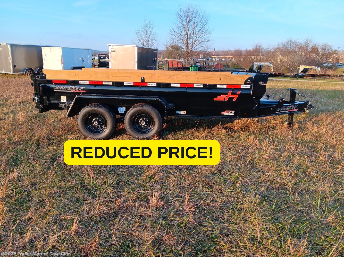 2025 Horizon Trailers EZ7 7'x14' 7k Dump Trailer