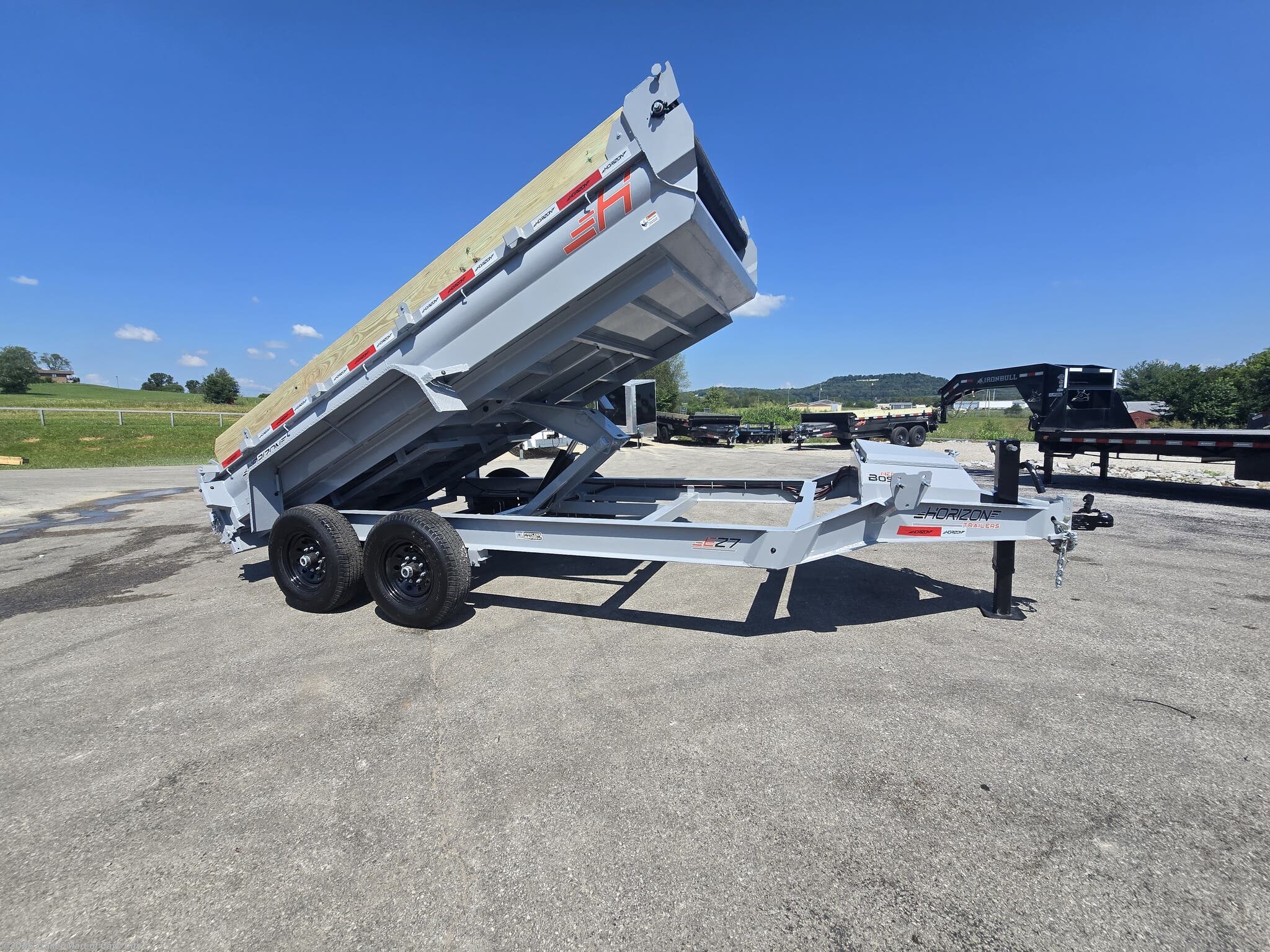 New 2025 Horizon Trailers EZ7 7'x14' 7k Dump Trailer available in Cave City, Kentucky