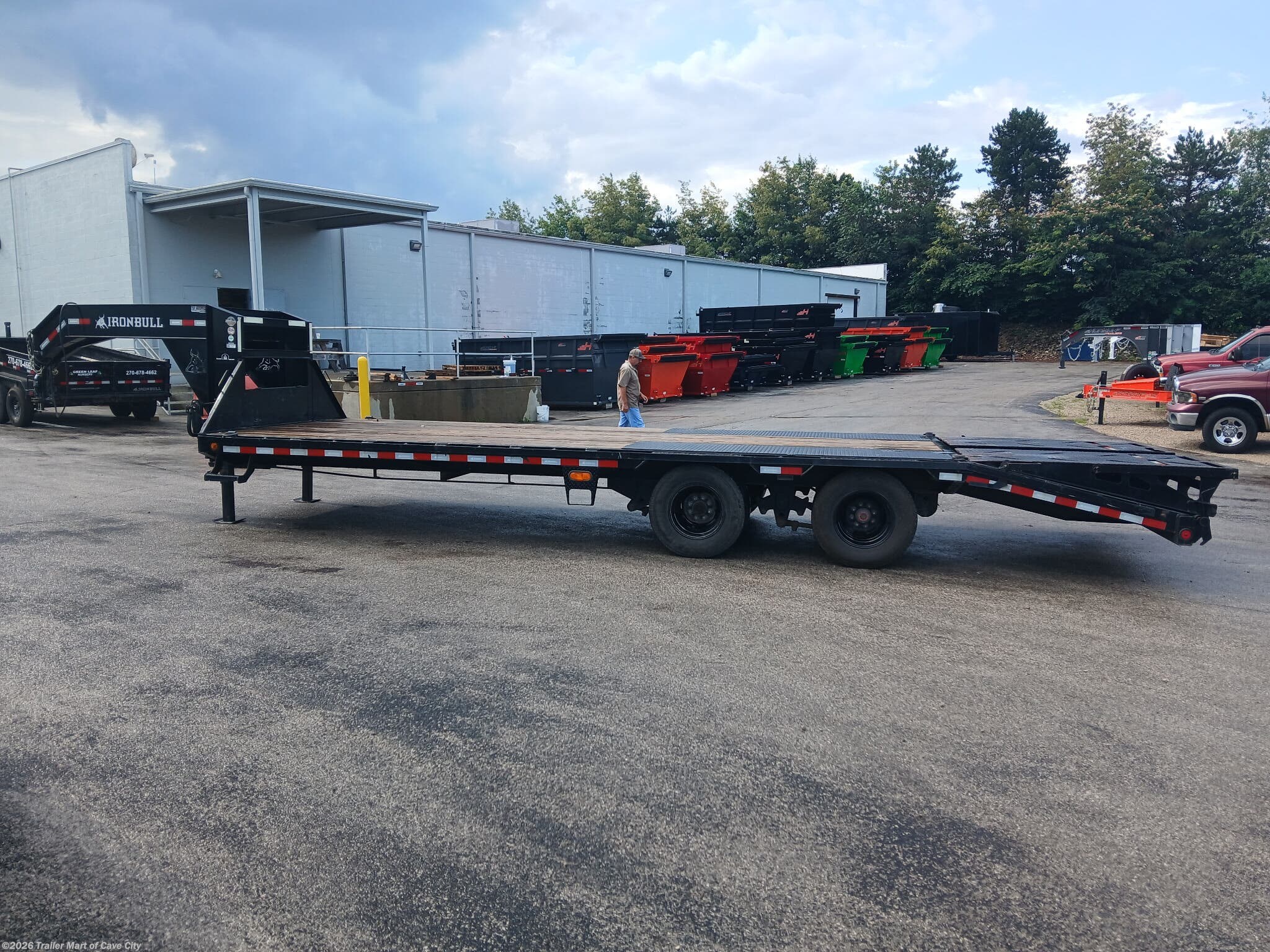 Used 2023 IronBull 22GN (20'+5') Deckover Trailer available in Cave City, Kentucky