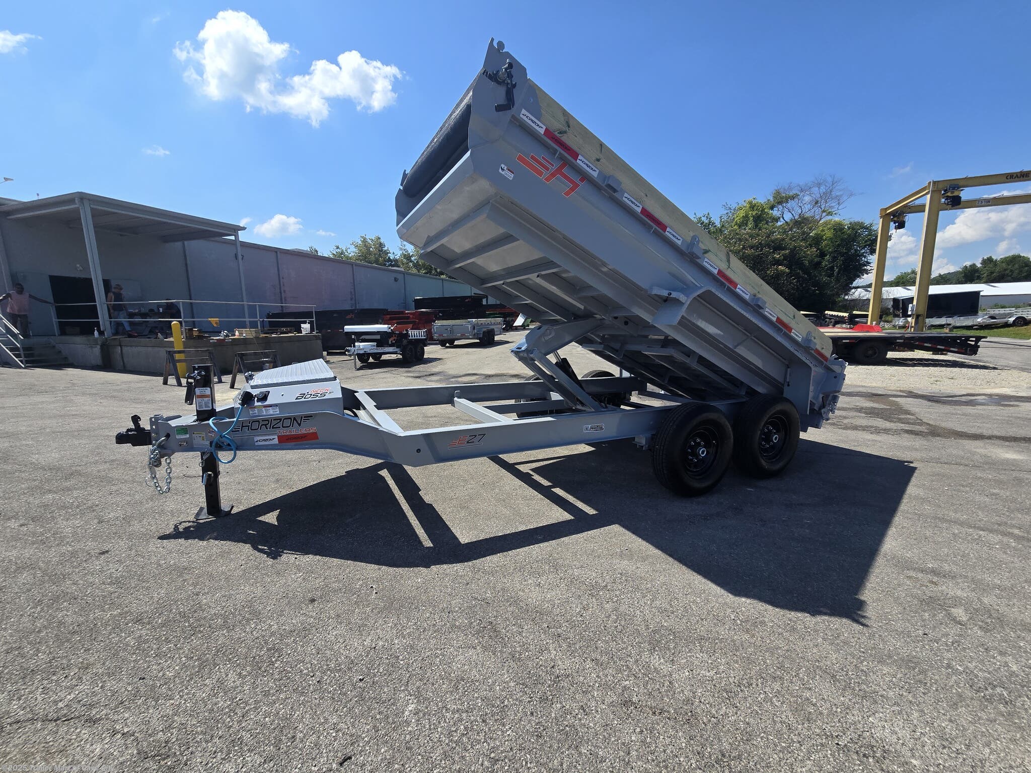 2025 Horizon Trailers EZ7 7&apos;x14&apos; 7k Dump Trailer - New Dump Trailer for sale by Trailer Mart of Cave City in Cave City, Kentucky