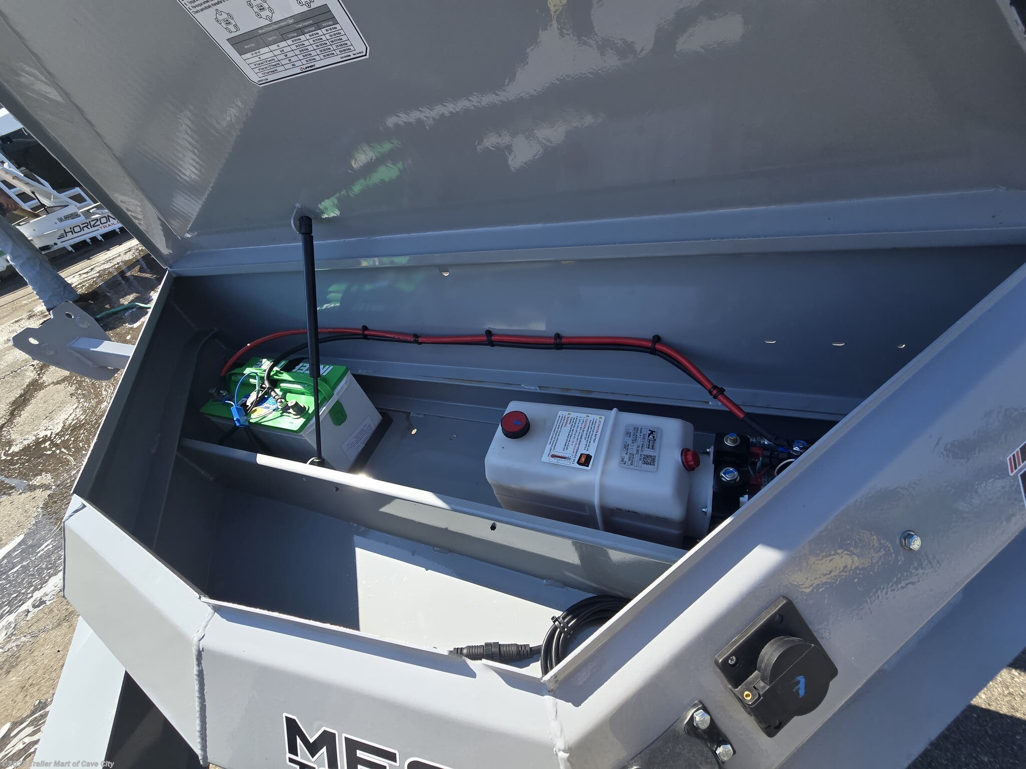 New 2025 Horizon Trailers EZ7 7&apos;x14&apos; 7k Dump Trailer available in Cave City, Kentucky