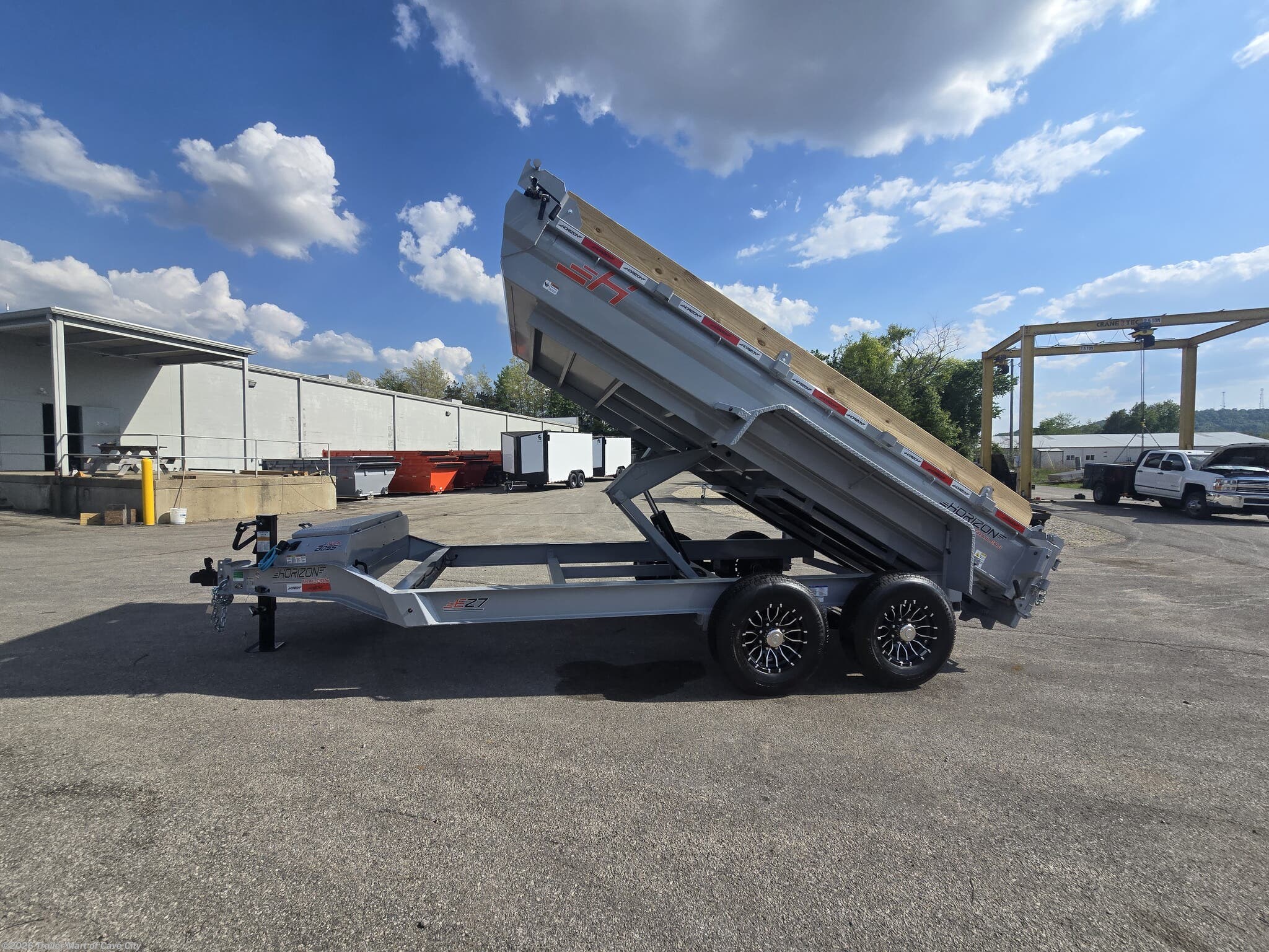 2025 Horizon Trailers EZ7 7'x14' 7k Dump Trailer