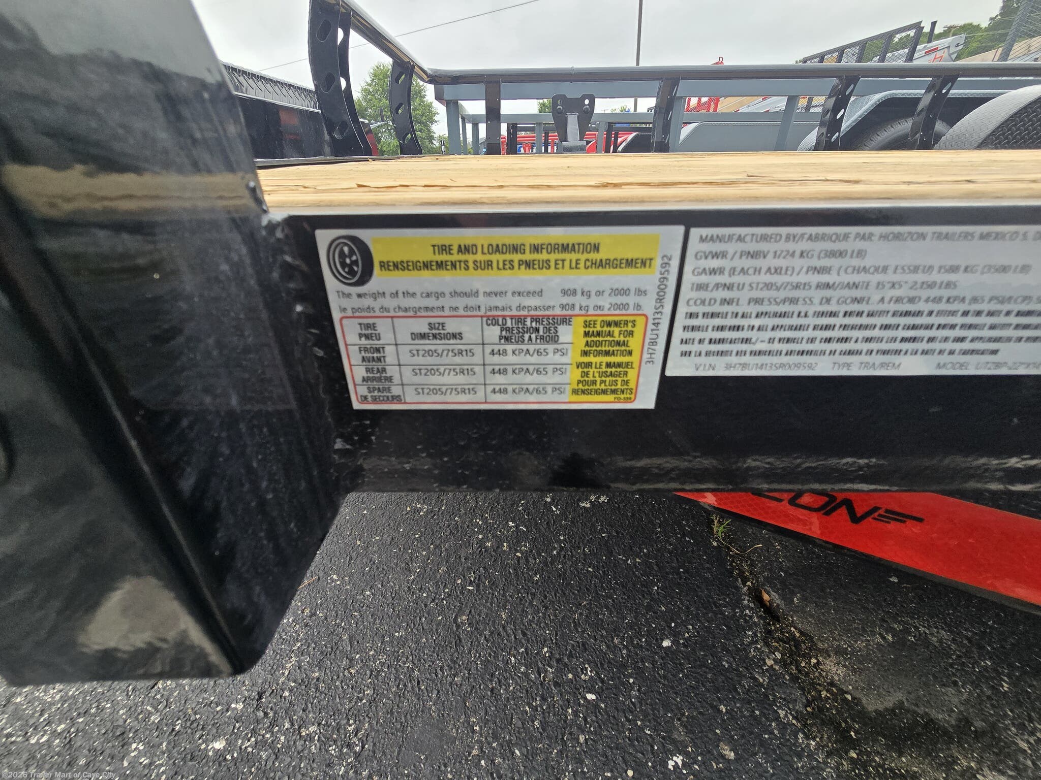 New 2025 Horizon Trailers UTZ 77"x14' 3.5K Utility Trailer available in Cave City, Kentucky