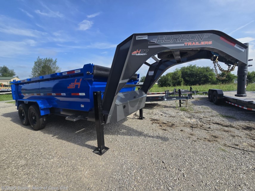 New 2026 Horizon Trailers HZ7 7&apos;x14&apos; 7k Gooseneck Dump Trailer available in Cave City, Kentucky