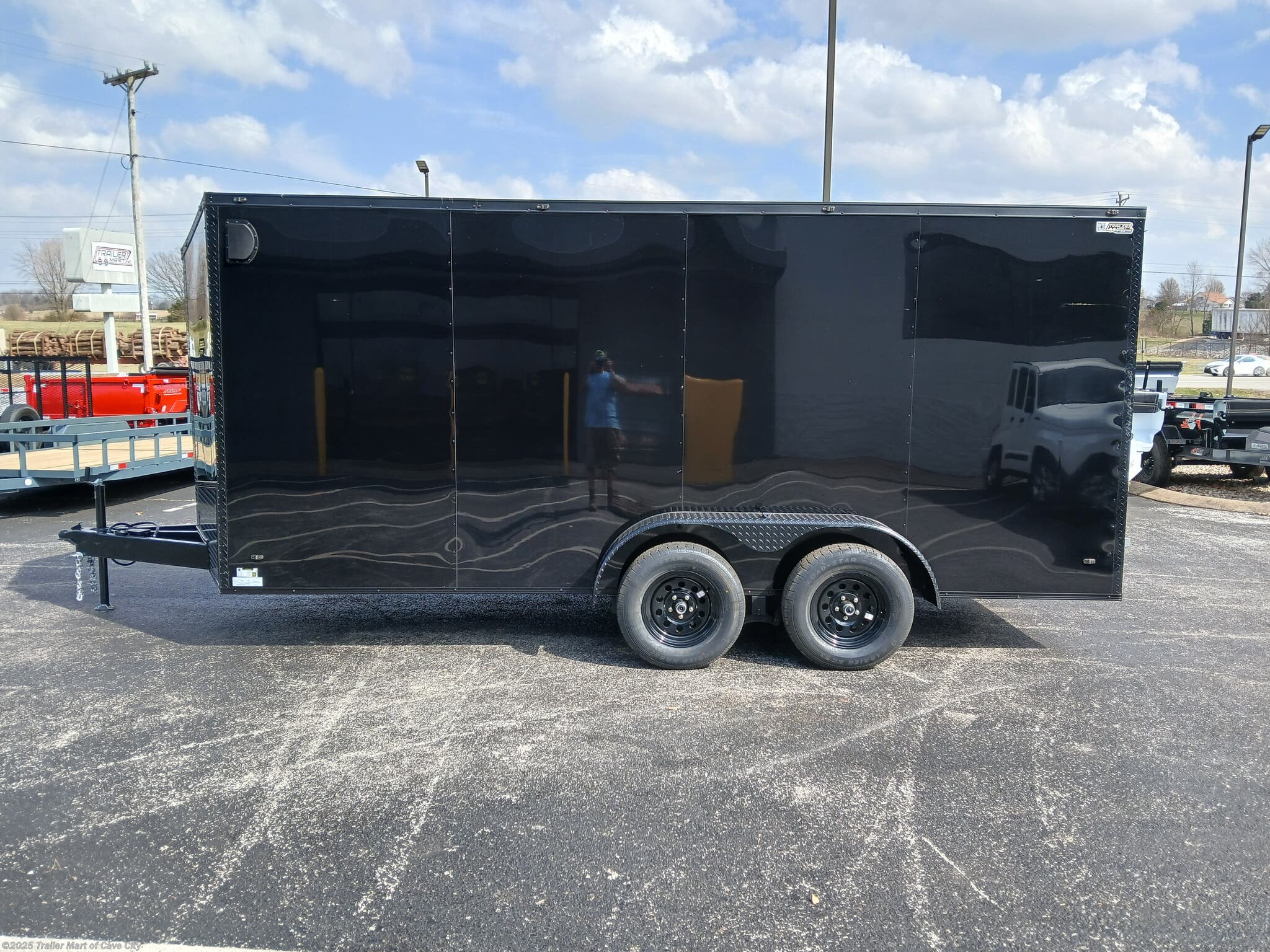 New 2025 Steel Pines Cargo 7&apos;x16&apos;TA2 (Blackout Package) Enclosed Trailer available in Cave City, Kentucky