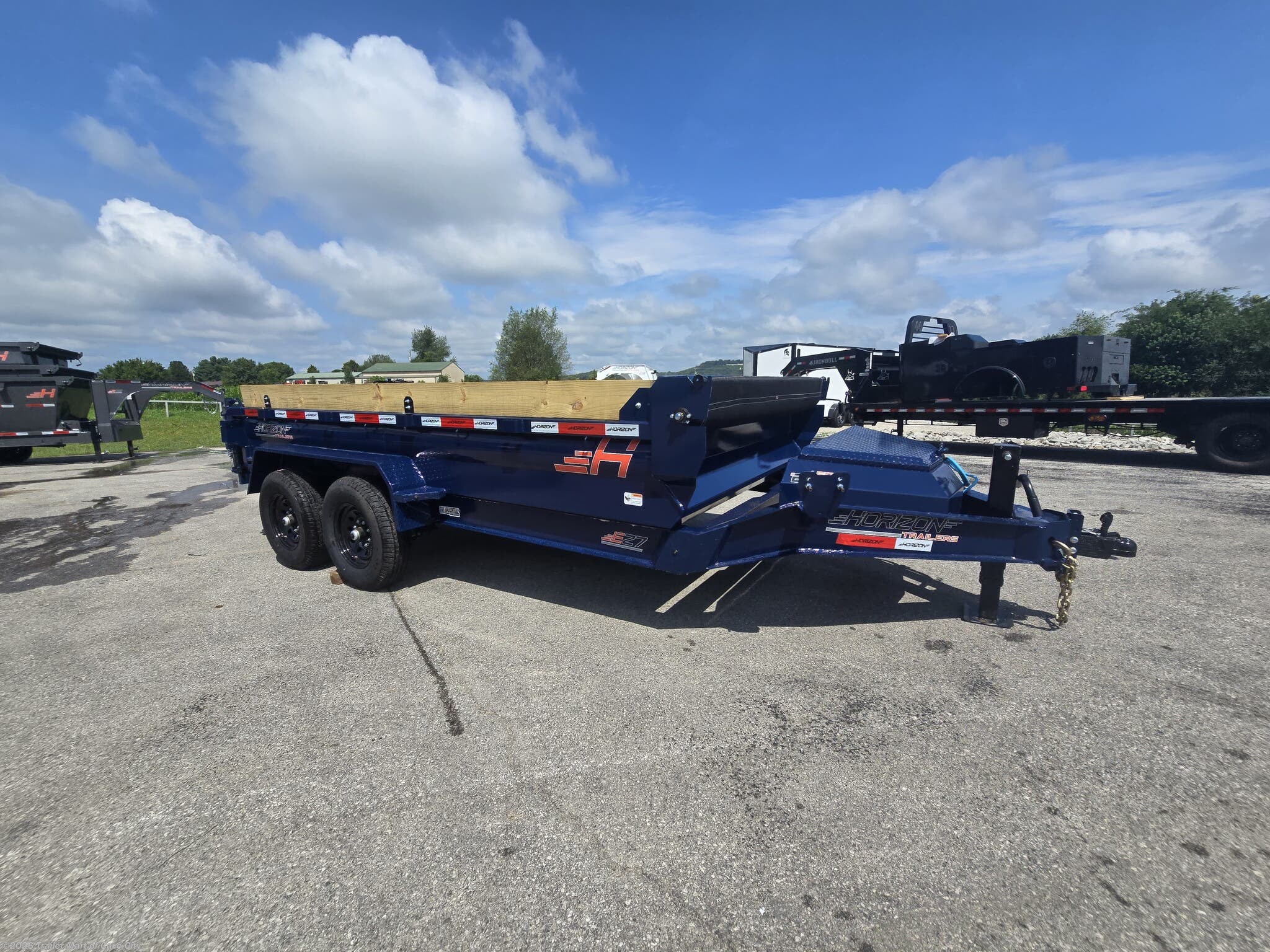 New 2026 Horizon Trailers EZ7 7'x14' 7k Dump Trailer available in Cave City, Kentucky