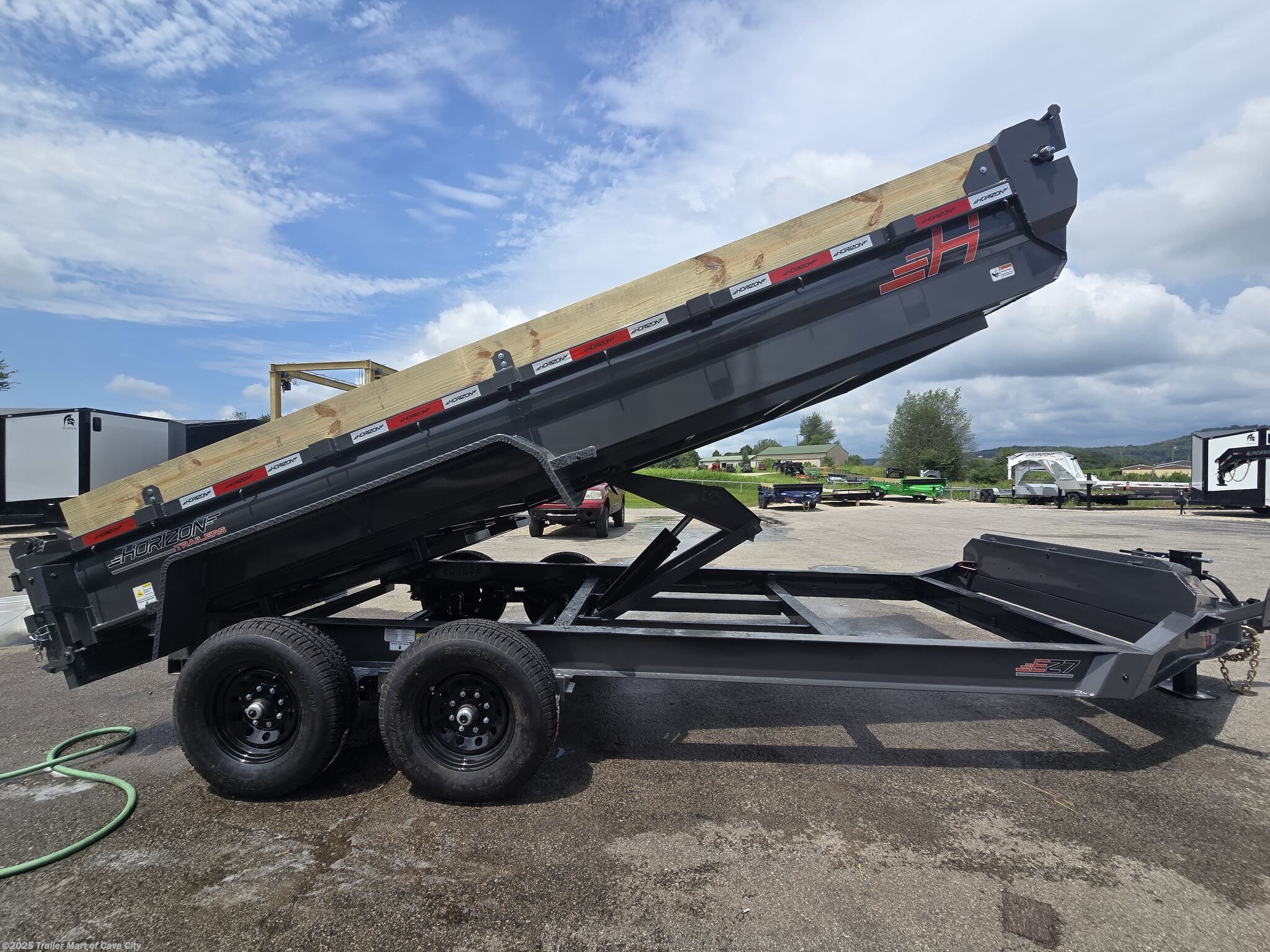 2026 Horizon Trailers EZ7 7&apos;x16&apos; 7k Dump Trailer - New Dump Trailer for sale by Trailer Mart of Cave City in Cave City, Kentucky