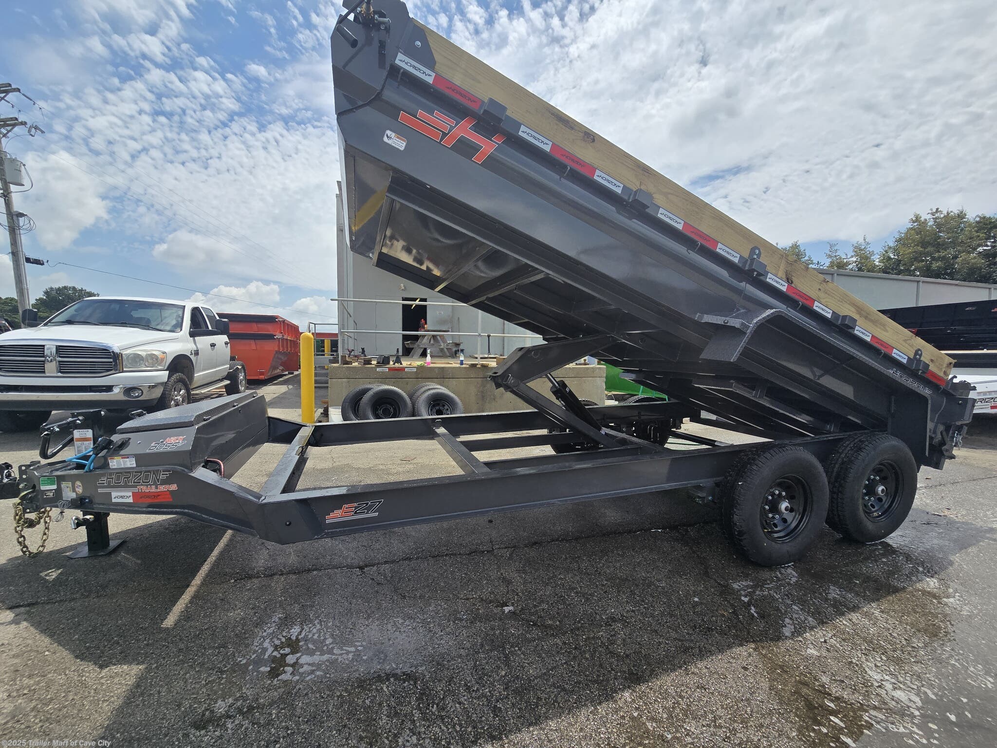 2026 EZ7 7&apos;x16&apos; 7k Dump Trailer by Horizon Trailers from Trailer Mart of Cave City in Cave City, Kentucky