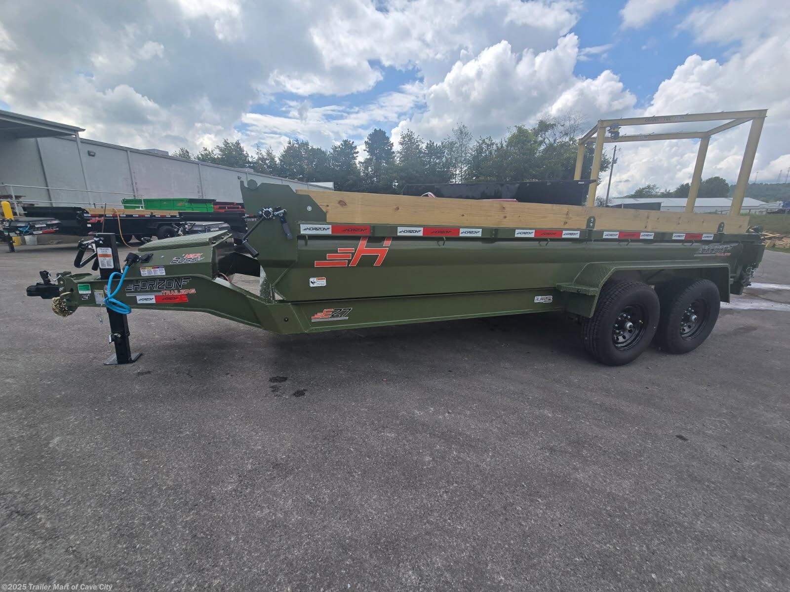 2026 EZ7 7&apos;x16&apos; 7k Dump Trailer by Horizon Trailers from Trailer Mart of Cave City in Cave City, Kentucky