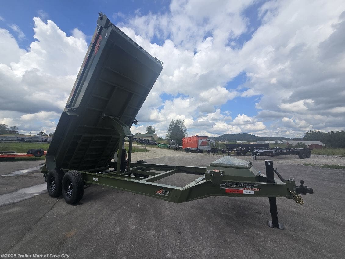 New 2026 Horizon Trailers EZ7 7&apos;x16&apos; 7k Dump Trailer available in Cave City, Kentucky