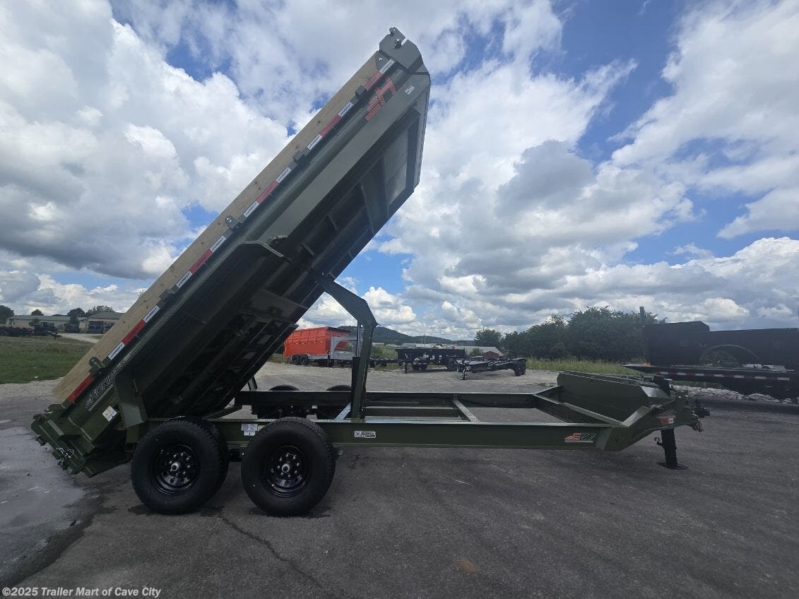 2026 Horizon Trailers EZ7 7'x16' 7k Dump Trailer