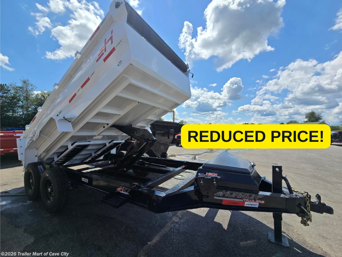 2026 Horizon Trailers HZ7 7'x14' 7k Dump Trailer