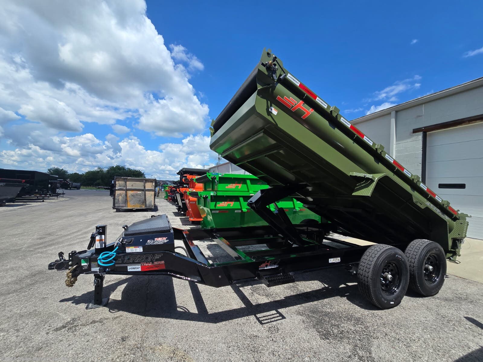 2026 Horizon Trailers HZ7 7'x14' 7k Dump Trailer