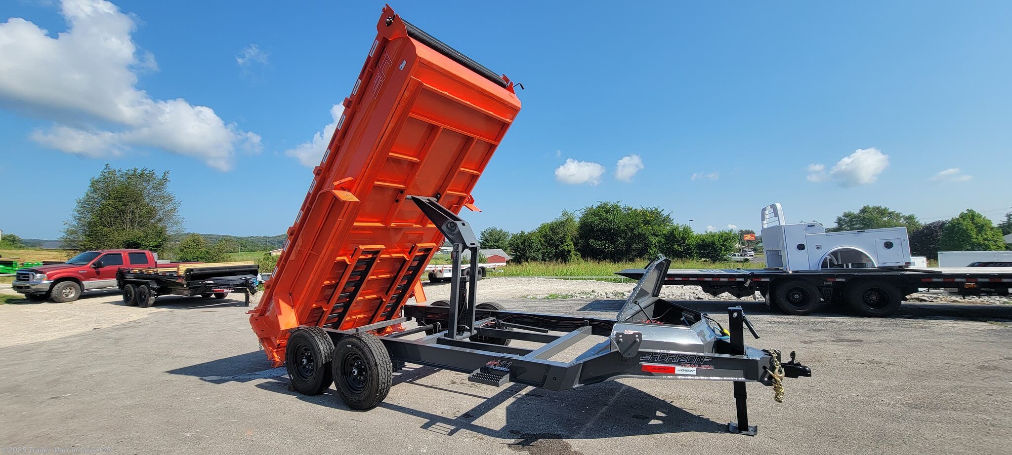 2026 Horizon Trailers HZ7 7'x14' 7k Dump Trailer