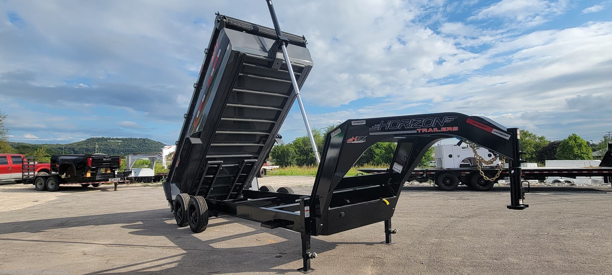 New 2026 Horizon Trailers HZX 16'GN 10K Telescopic Dump Trailer available in Cave City, Kentucky