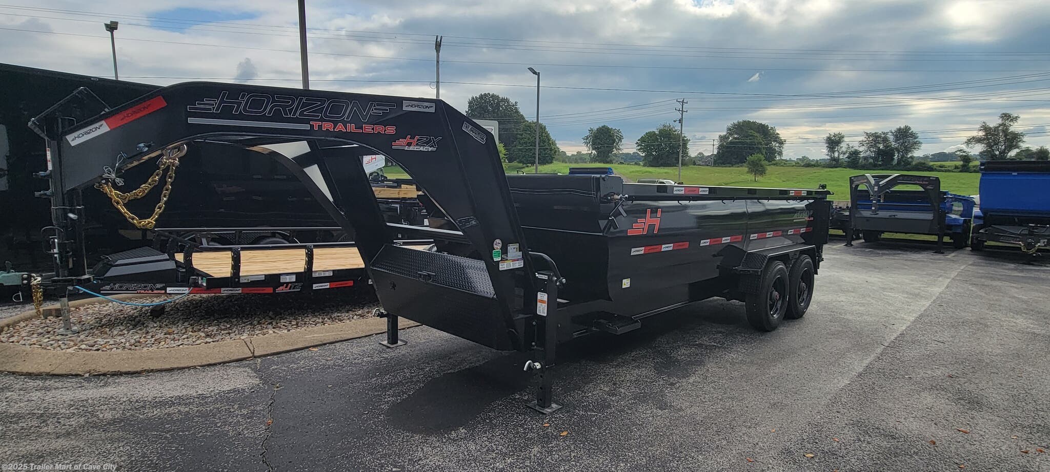 2026 Horizon Trailers HZX 16'GN 10K Telescopic Dump Trailer