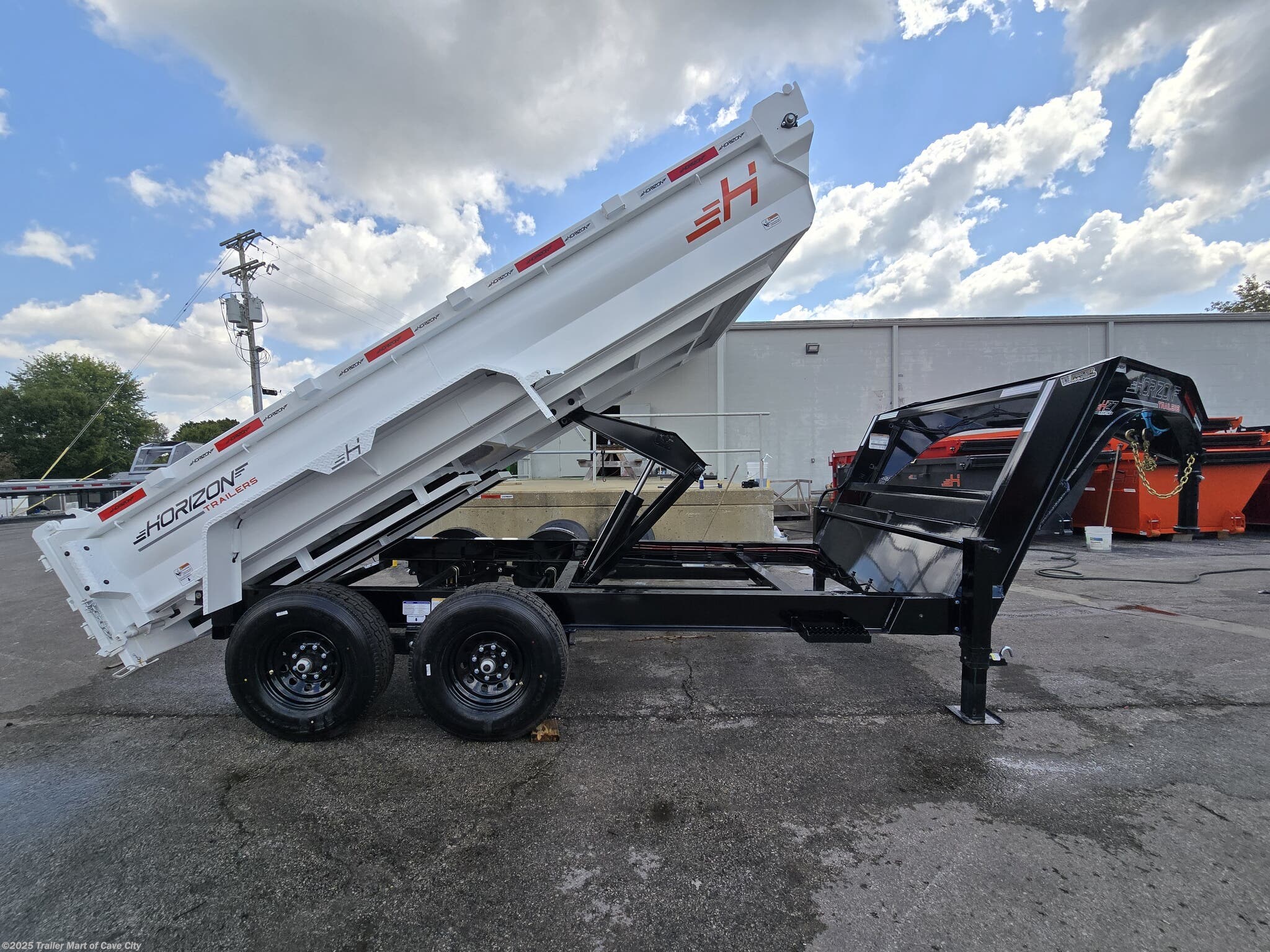 2026 Horizon Trailers HZ7 7'x14' 7k Gooseneck Dump Trailer