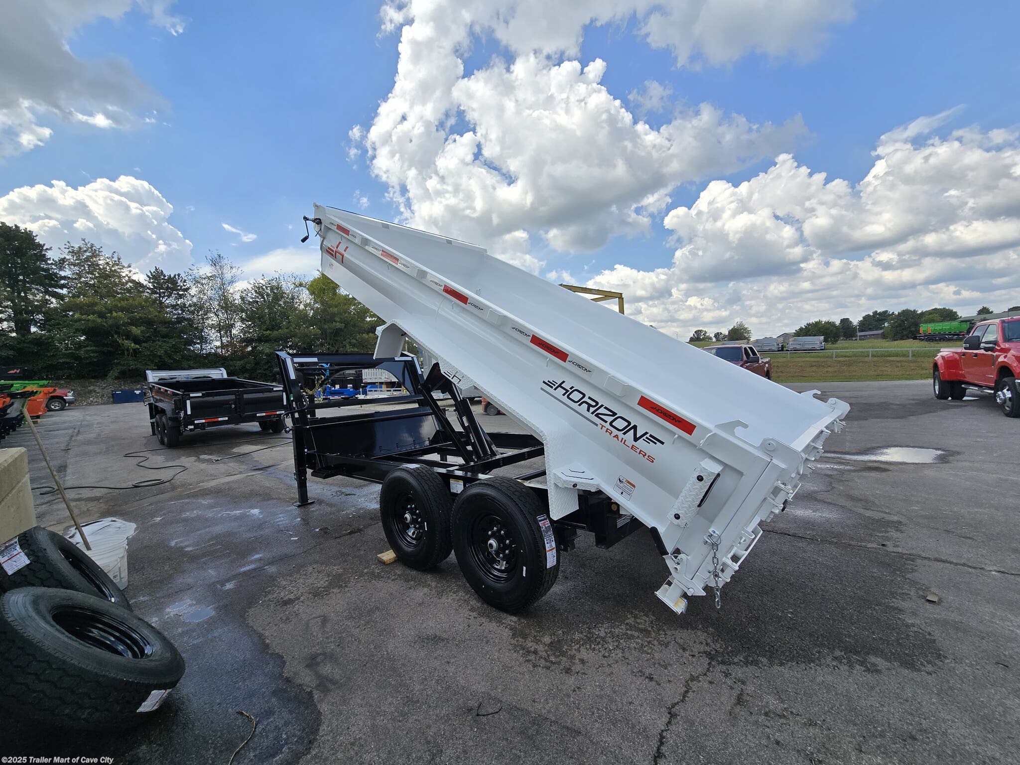 2026 HZ7 7&apos;x14&apos; 7k Gooseneck Dump Trailer by Horizon Trailers from Trailer Mart of Cave City in Cave City, Kentucky