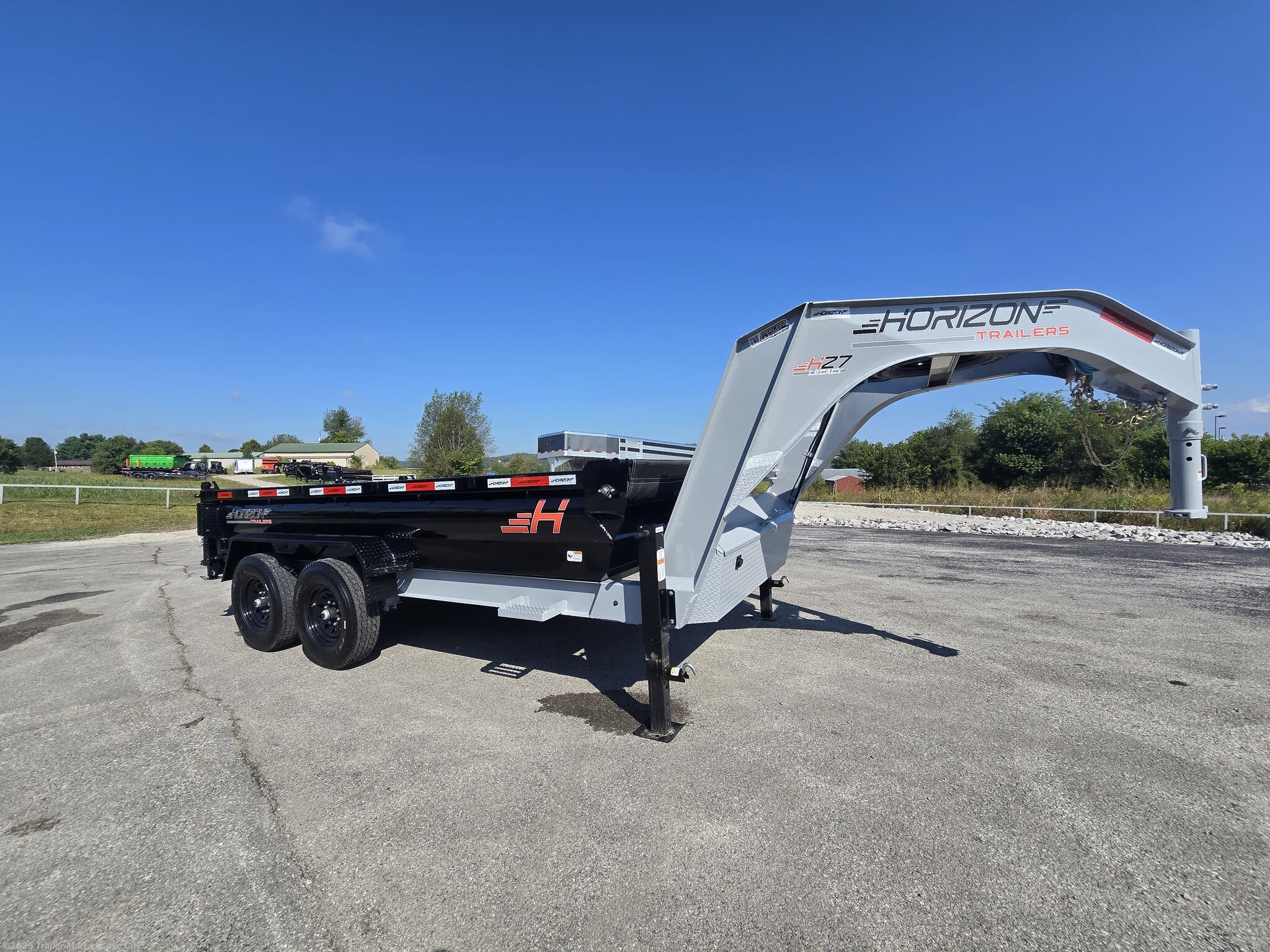 2026 Horizon Trailers HZ7 7'x14' 7k Gooseneck Dump Trailer