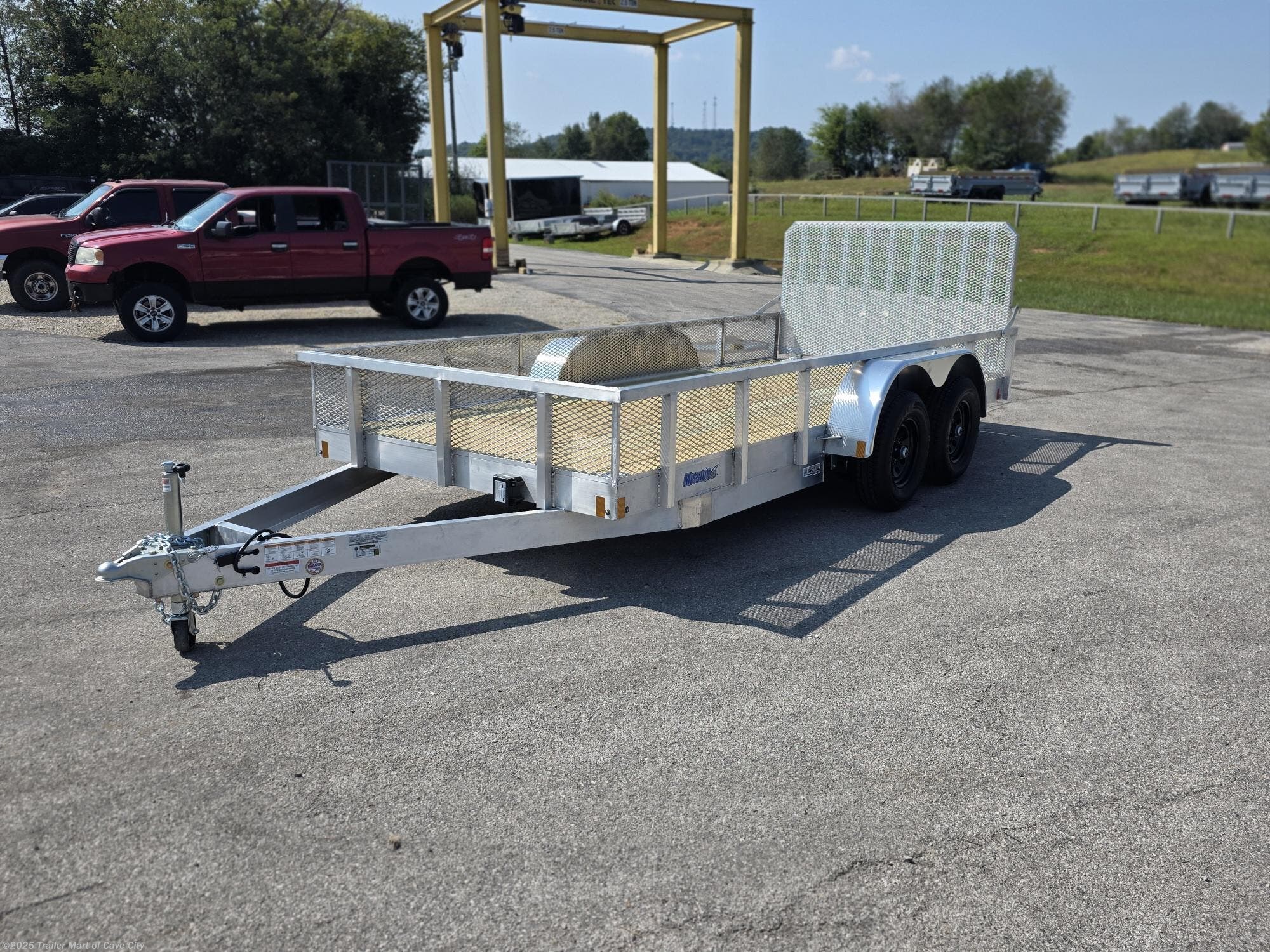 2026 Mission Trailers 6' 6" x 16' Aluminum Utility Trailer