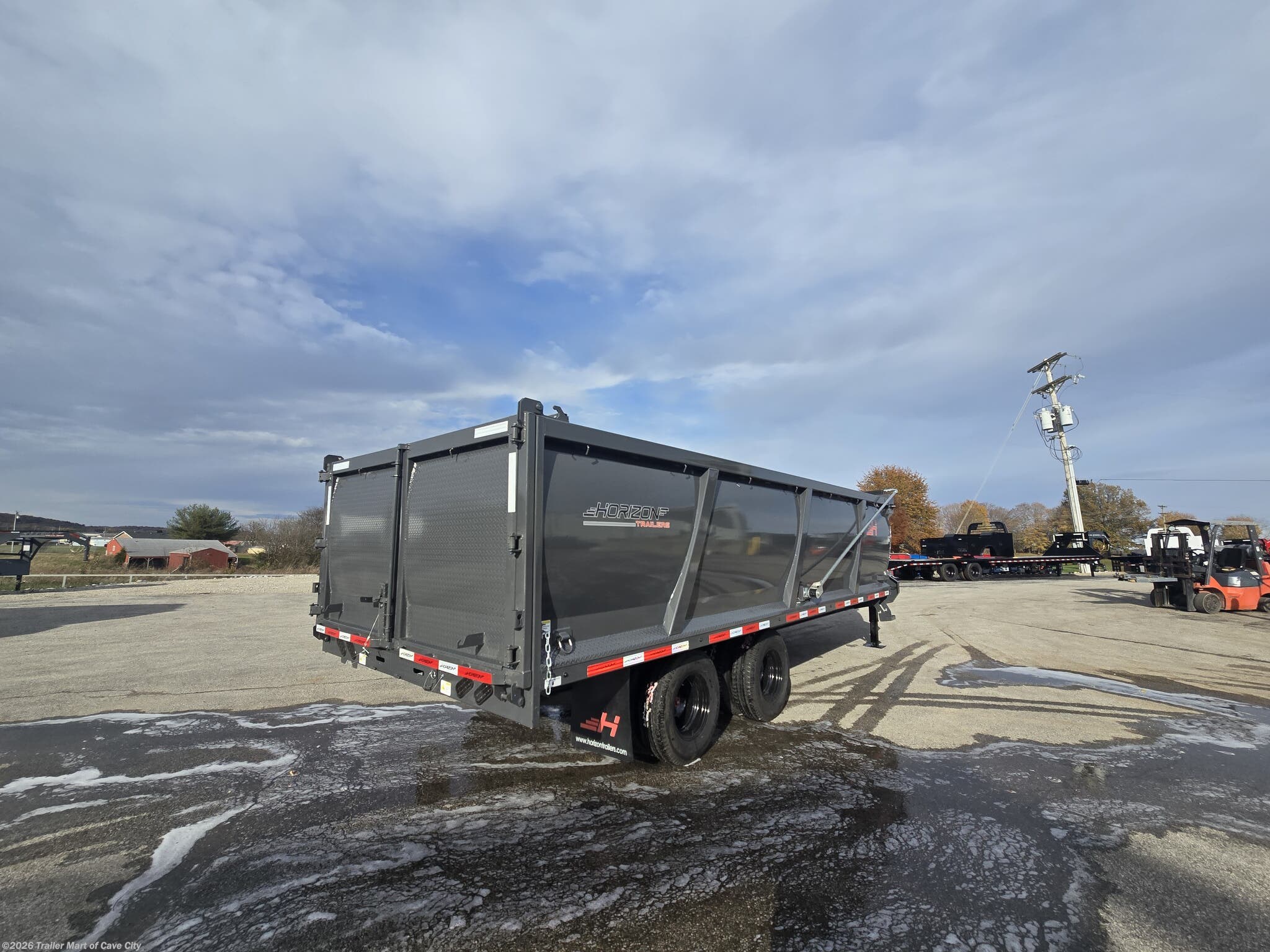 New 2026 Horizon Trailers HZH 25K 96" GN Telescopic Dump Trailer available in Cave City, Kentucky