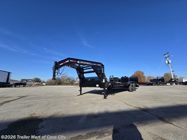 2026 IronBull EHG22 102"X26' Super Single Gooseneck Equipment Trailer