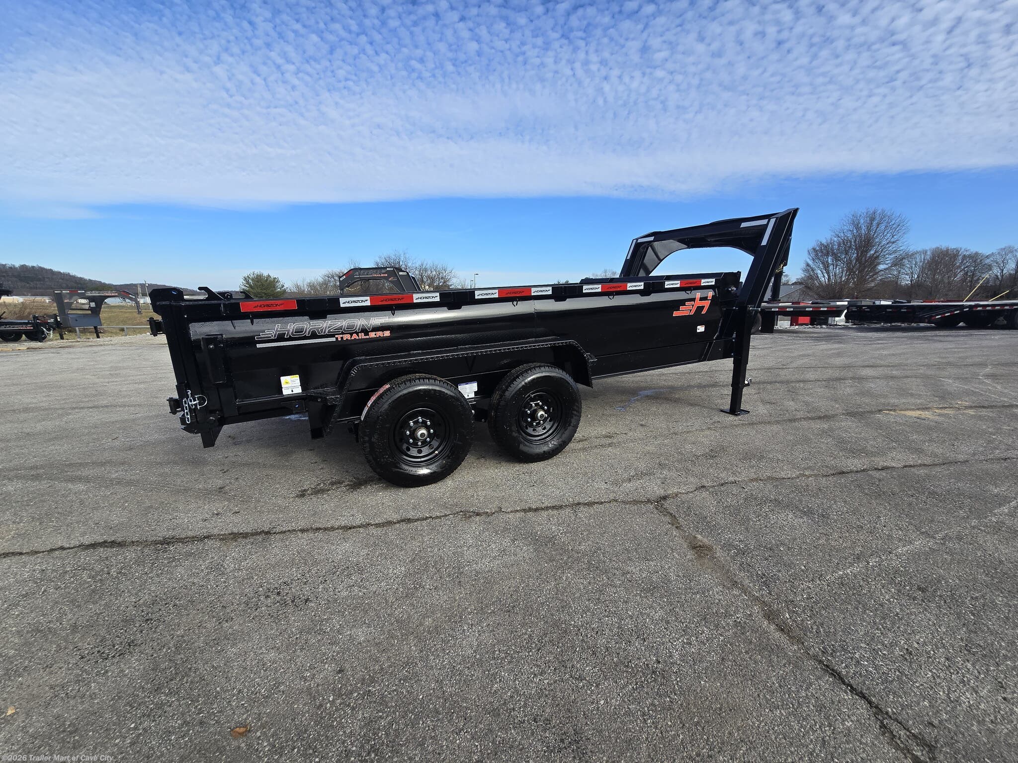 2026 LZ7 7'x14' Gooseneck 7k Dump Trailer by Horizon Trailers from Trailer Mart of Cave City in Cave City, Kentucky