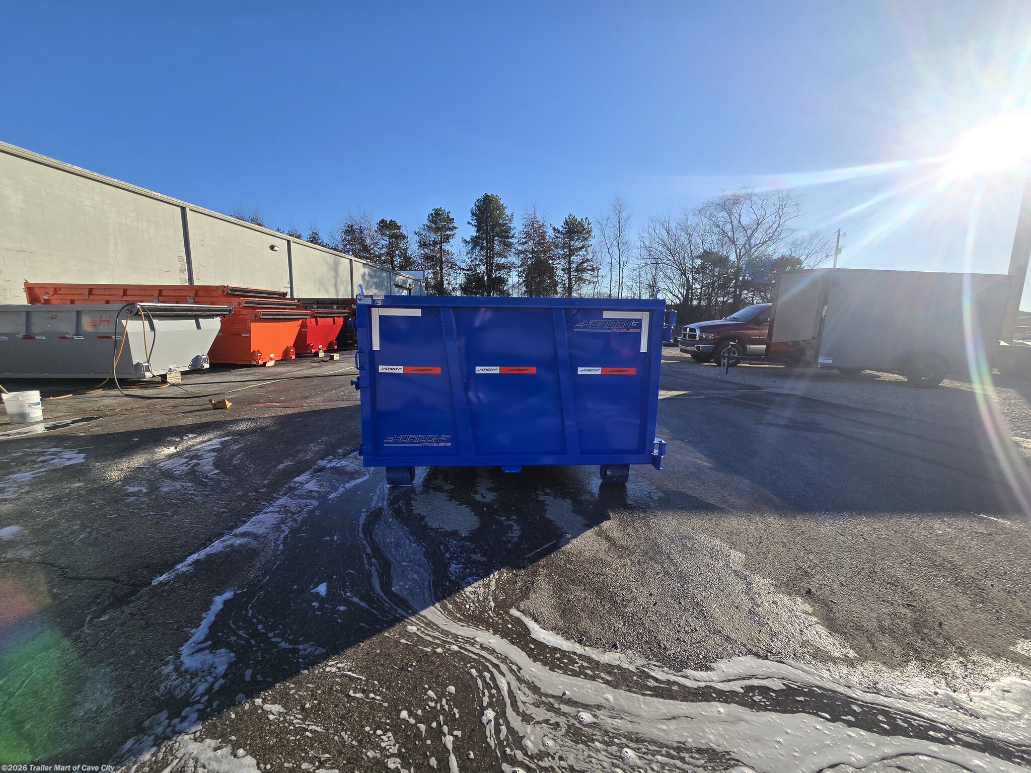 New 2026 Horizon Trailers EDZ 14'x60"x4' Roll-Off Dumpster available in Cave City, Kentucky