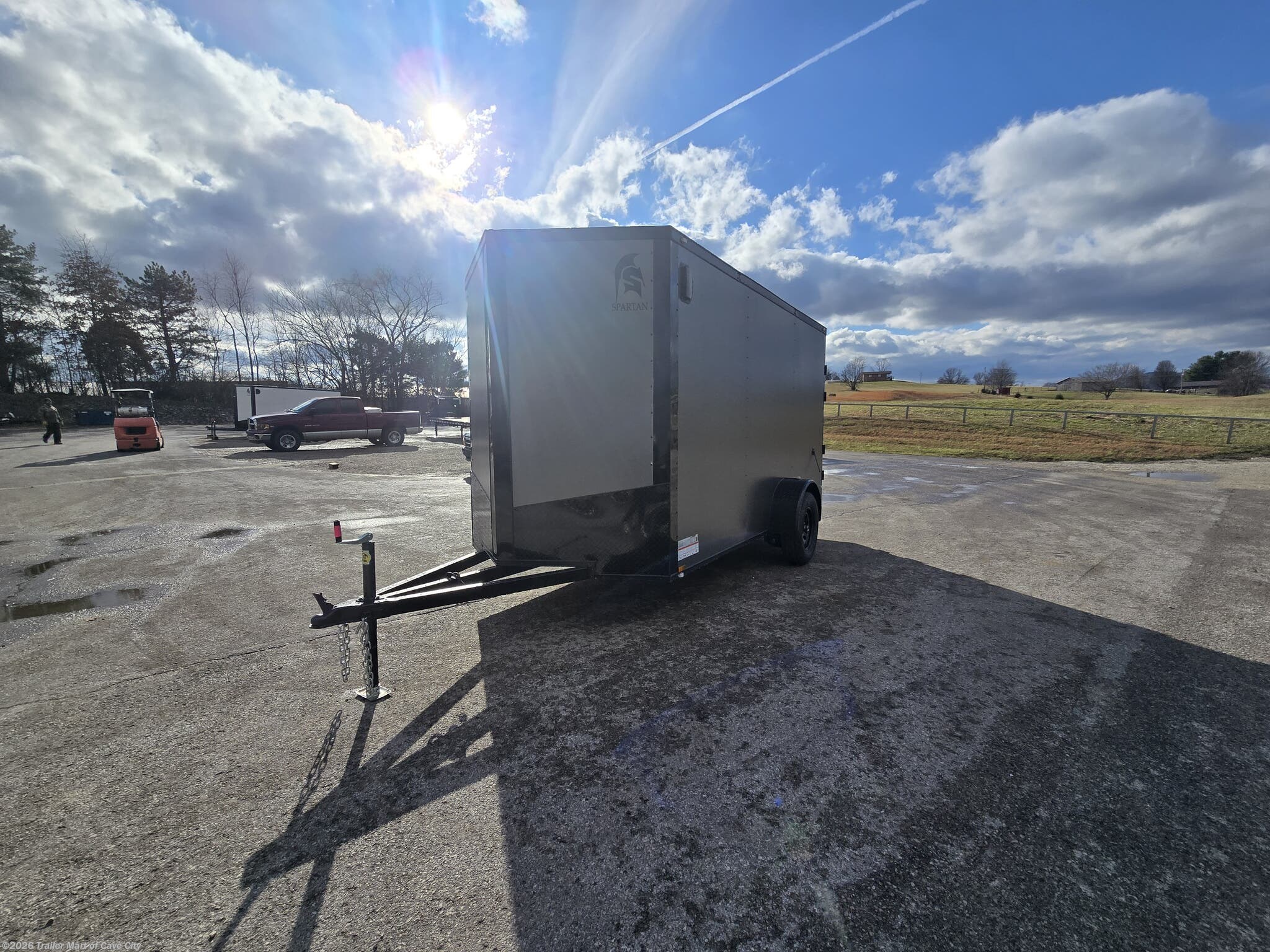New 2026 Spartan Trailers 6'x12'SA (Blackout Package) Enclosed Cargo Trailer available in Cave City, Kentucky