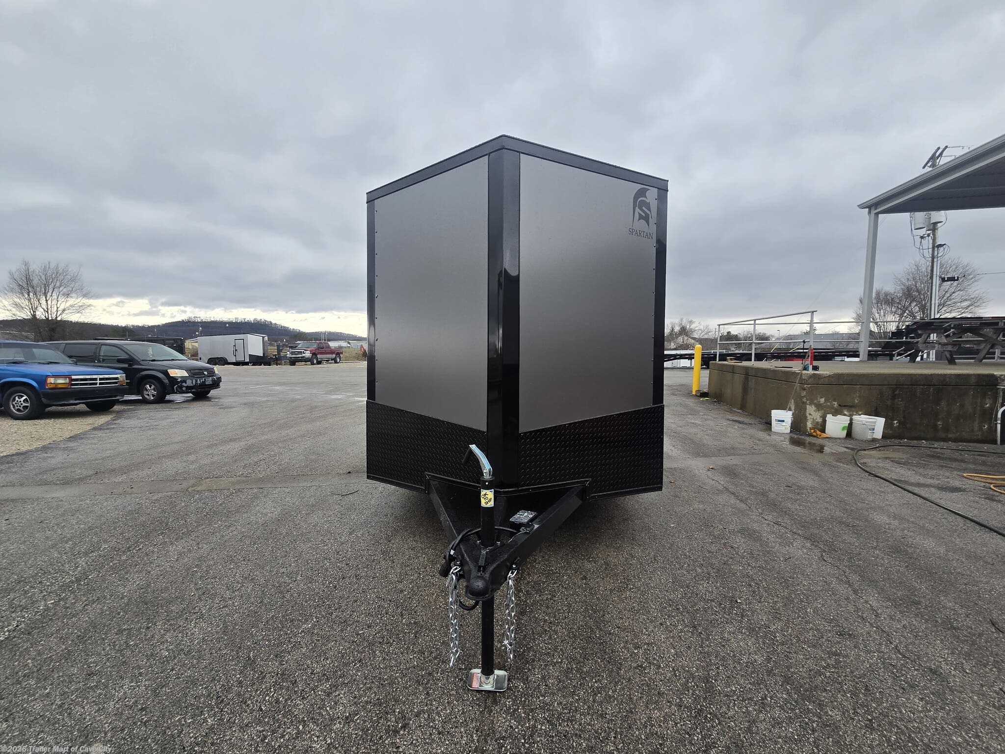 New 2026 Spartan Trailers 7'x12'SA (Blackout Package) Enclosed Cargo Trailer available in Cave City, Kentucky