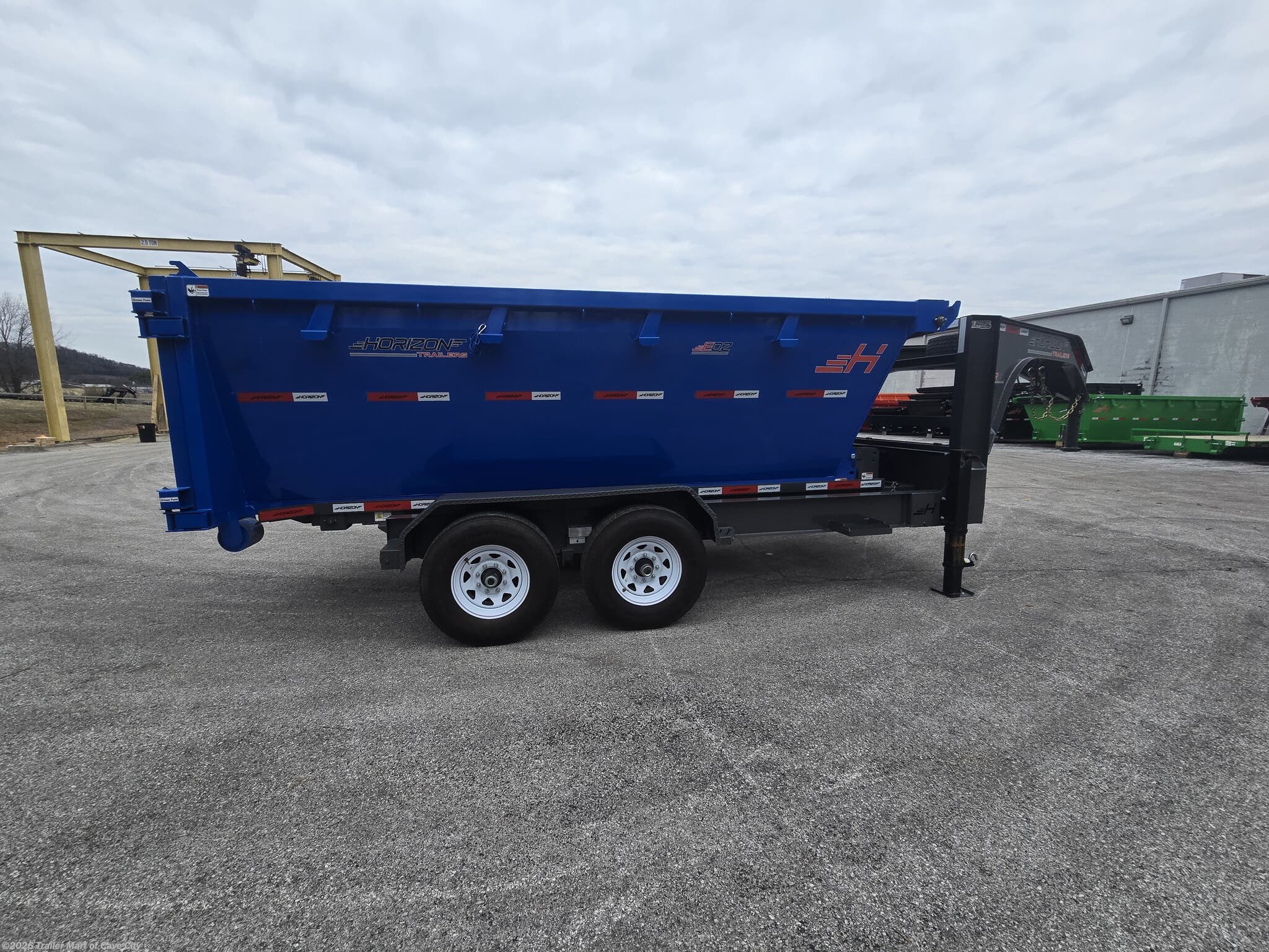2024 RDZ 14' Gooseneck Roll-Off Trailer + 1 NEW BIN by Horizon Trailers from Trailer Mart of Cave City in Cave City, Kentucky