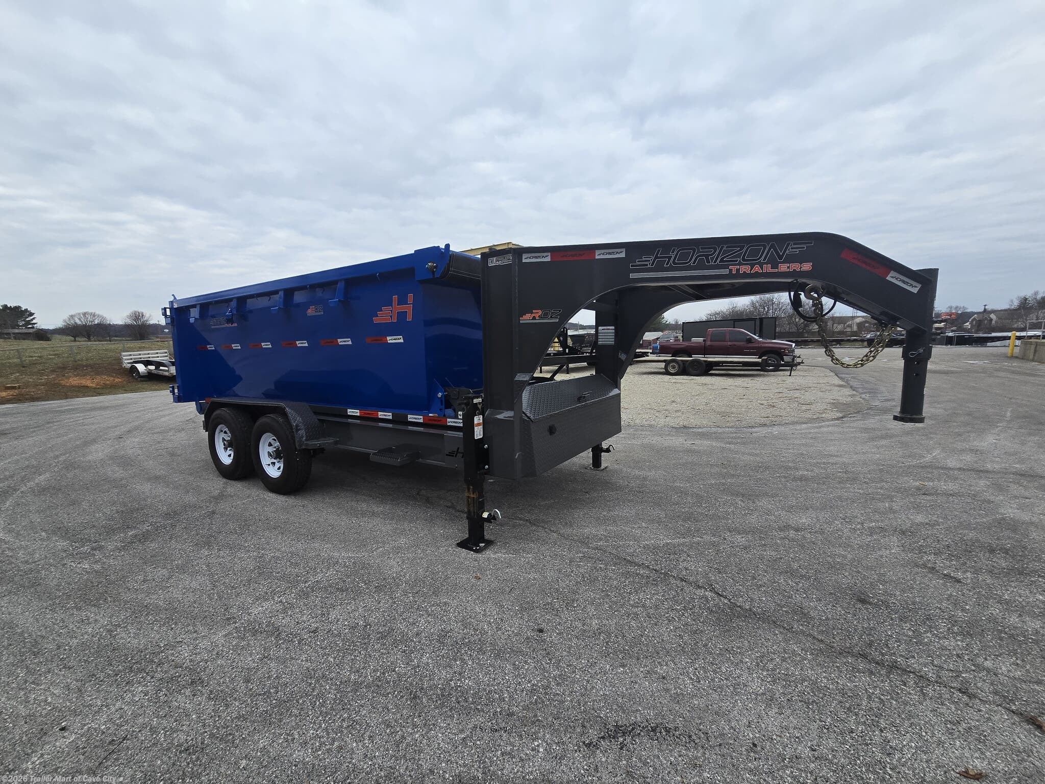 2024 Horizon Trailers RDZ 14' Gooseneck Roll-Off Trailer + 1 NEW BIN