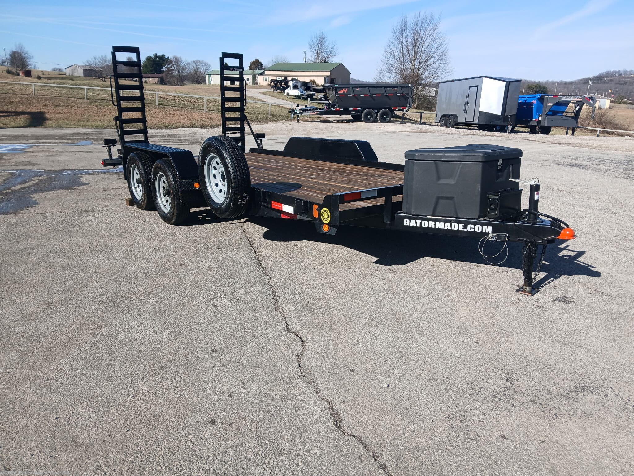 2021 Gatormade 16' Low Boy Utility Trailer