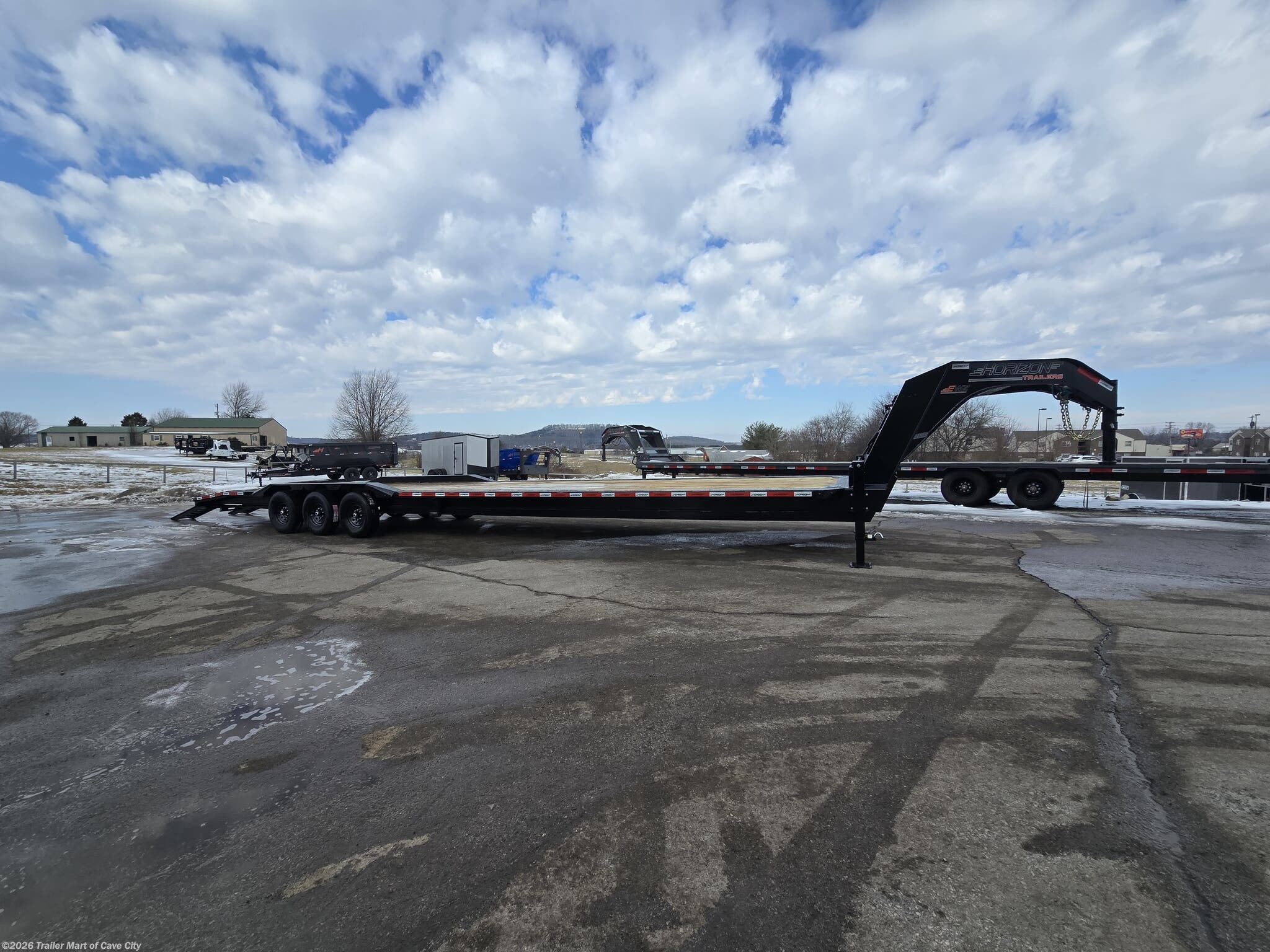 New 2026 Horizon Trailers EWZ 40'GN Triple Axle Drive Over Trailer available in Cave City, Kentucky